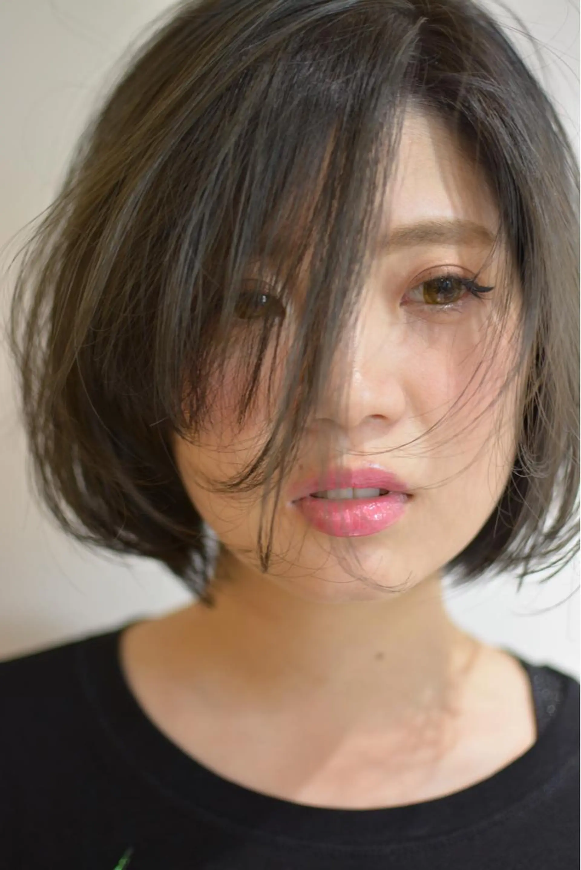 ミディアム ボブ カット ヘアカラー トリートメント 木村 創造🌟 デザインカラーお任せのヘアスタイル