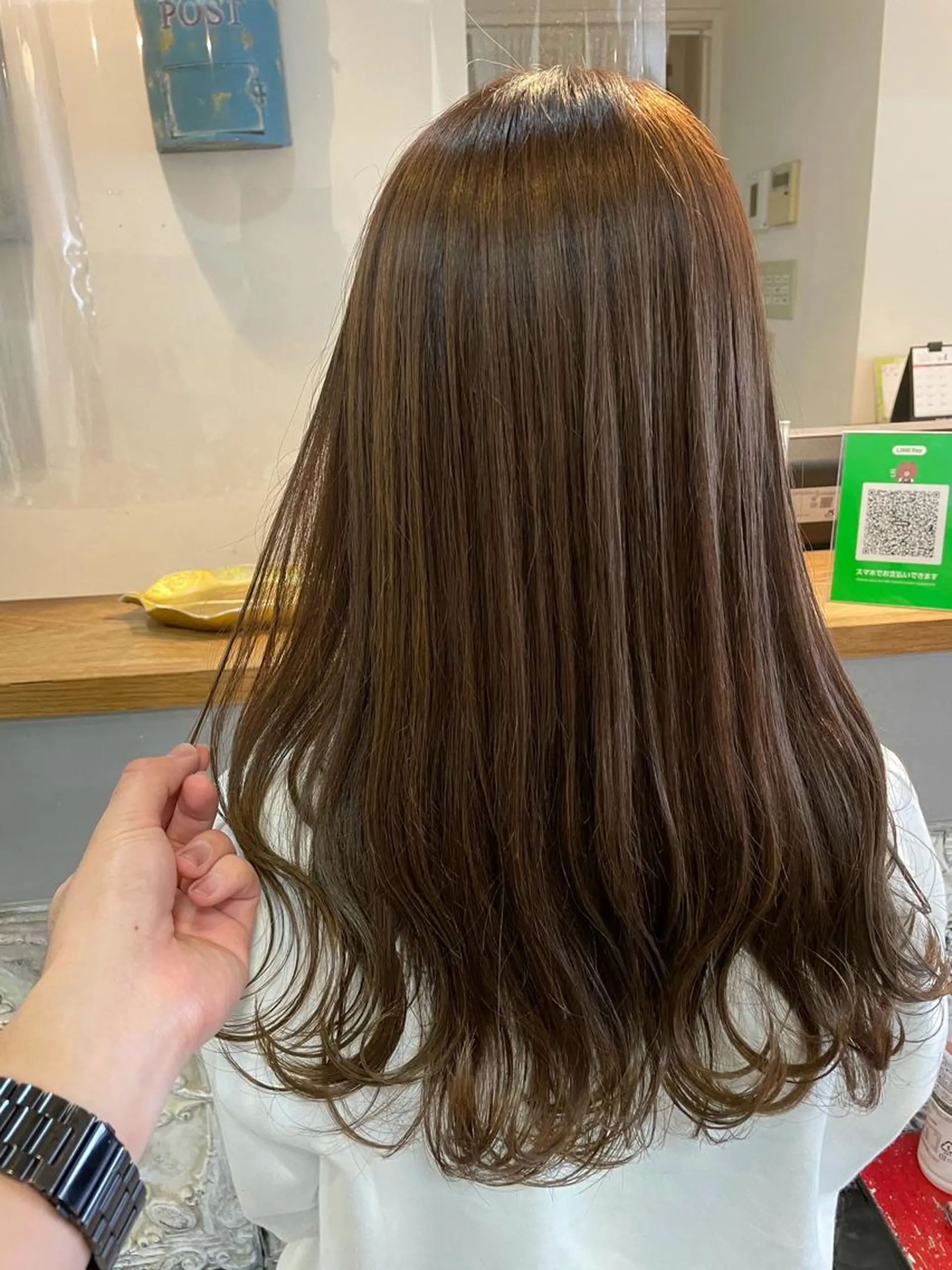 ロング カット ヘアカラー トリートメント little×PORTO sannomiya所属・福田 ジュンキのヘアスタイル