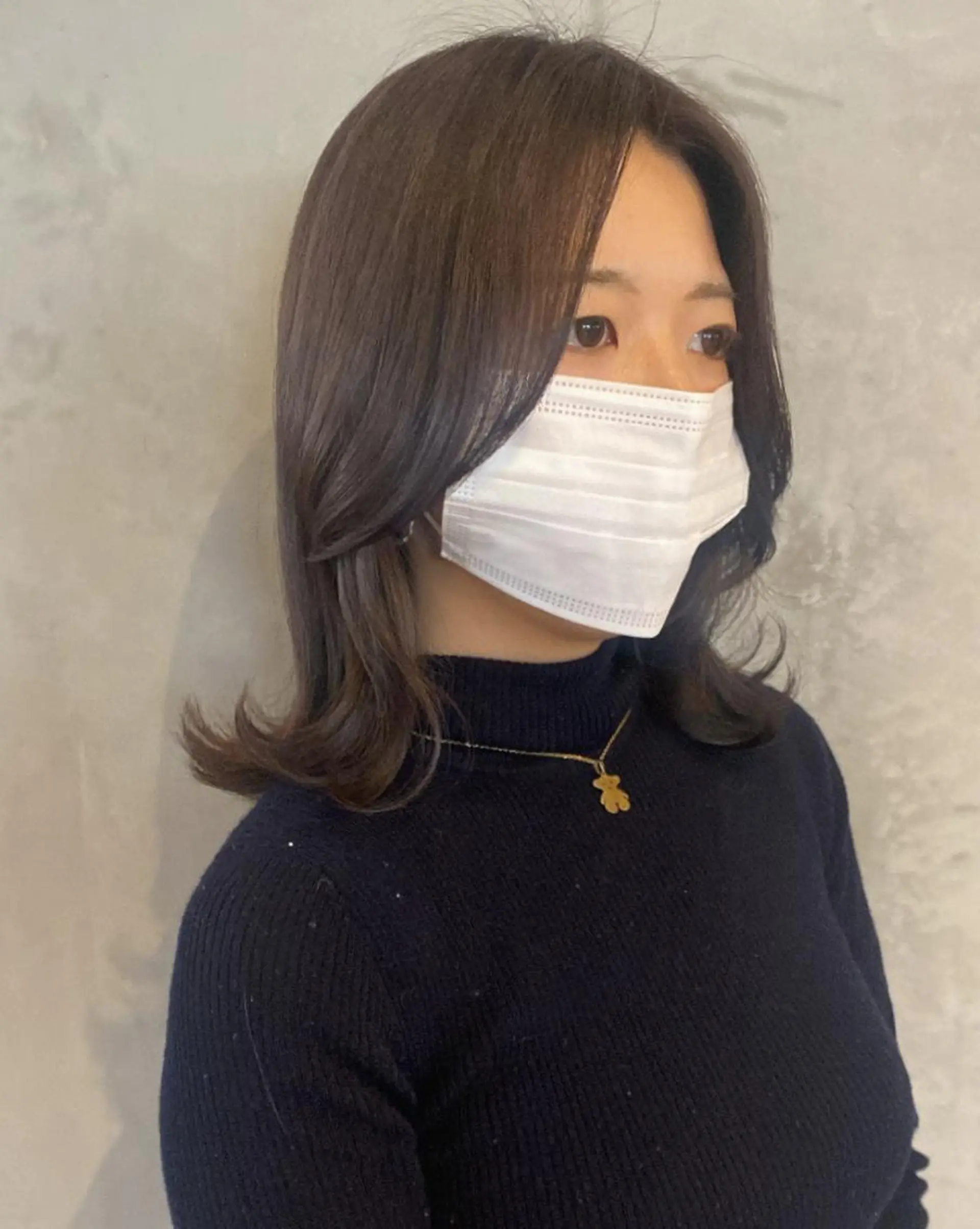 ミディアム カラー 透明感カラー レイヤーカット カット ヘアカラー トリートメント レイヤーカット🪽 yukaのヘアスタイル