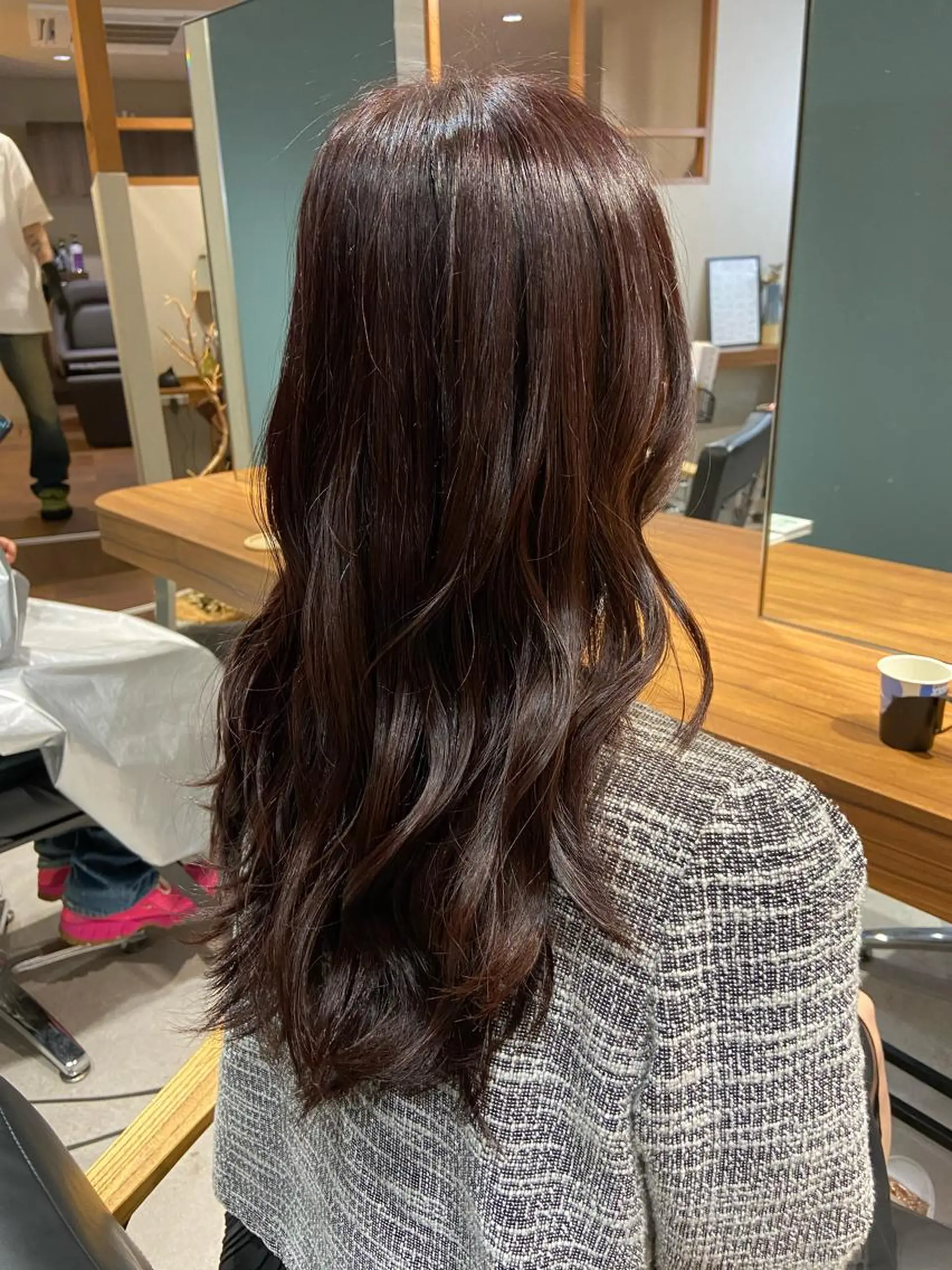 ロング カラー バイオレットカラー カット ヘアカラー トリートメント EIGHT奥野 心太のヘアスタイル