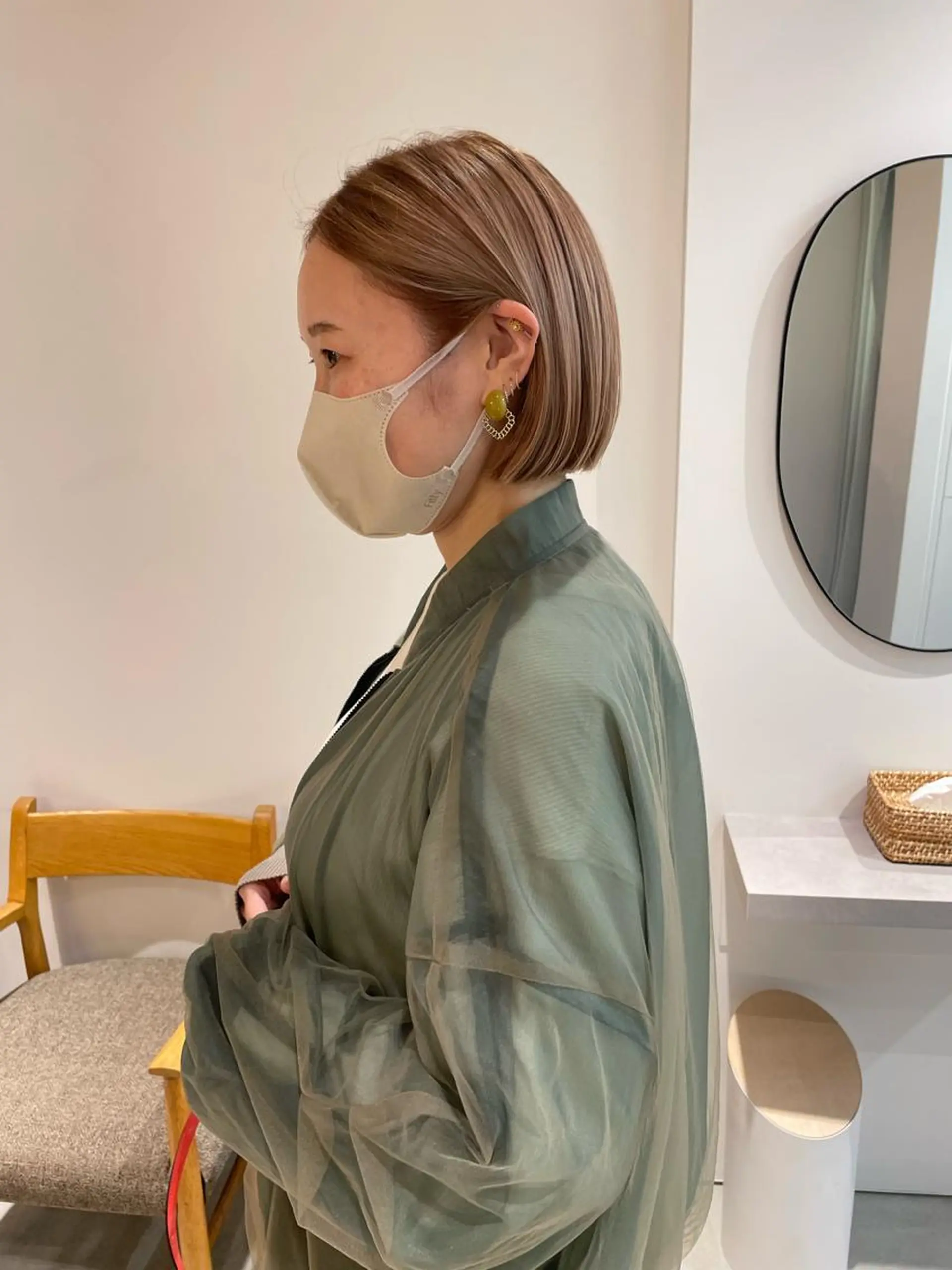 ミディアム カラー 三宅 昌太のヘアスタイル