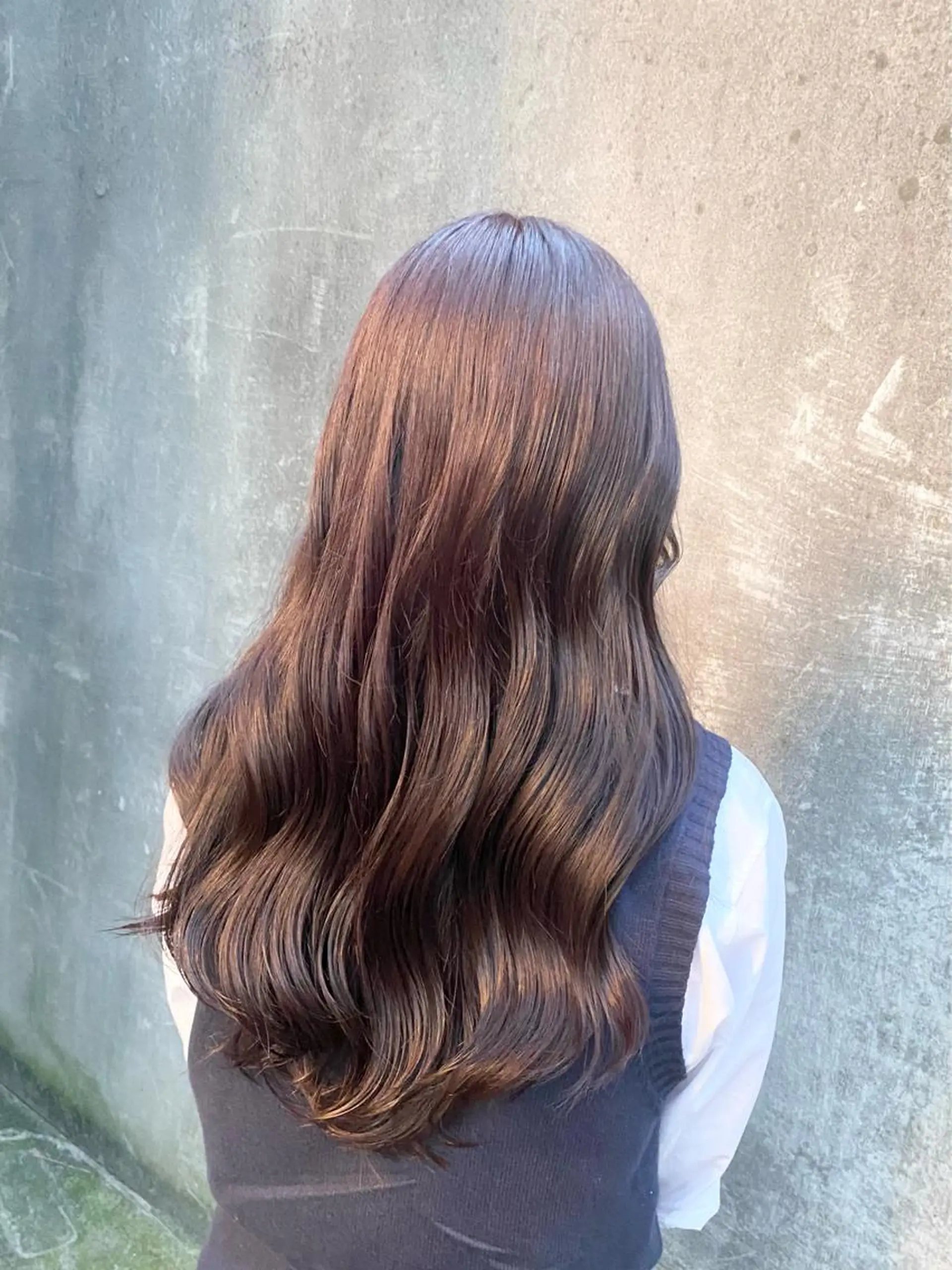 ロング ヘアカラー トリートメント motel所属・モデルや芸能人も通う ✨マンツーマンサロンのヘアスタイル
