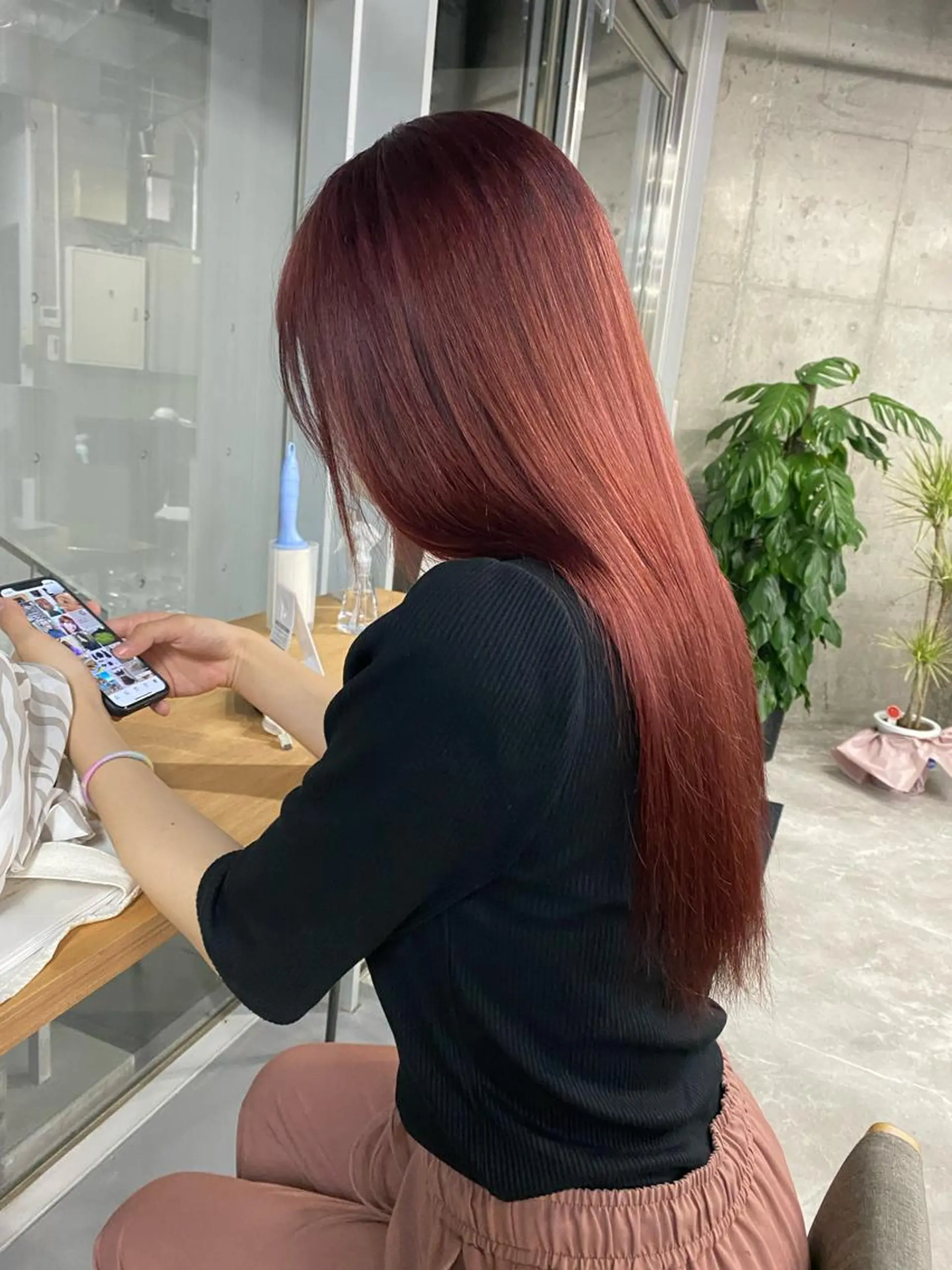 ロング tomoe 艶カラー💗🪽のヘアスタイル