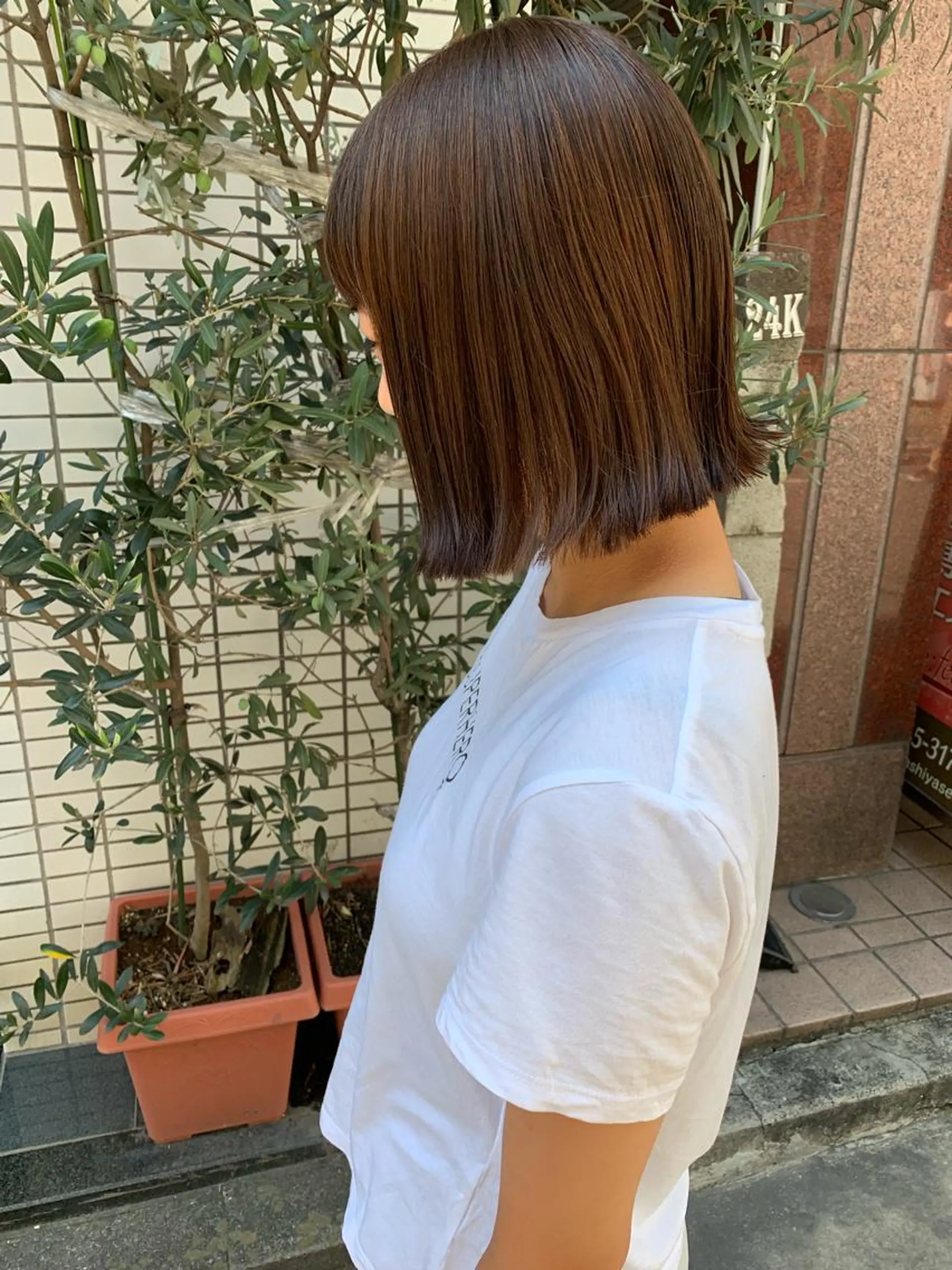 ショート 🫧透明感カラー/ ボブ/小笠原🪽のヘアスタイル