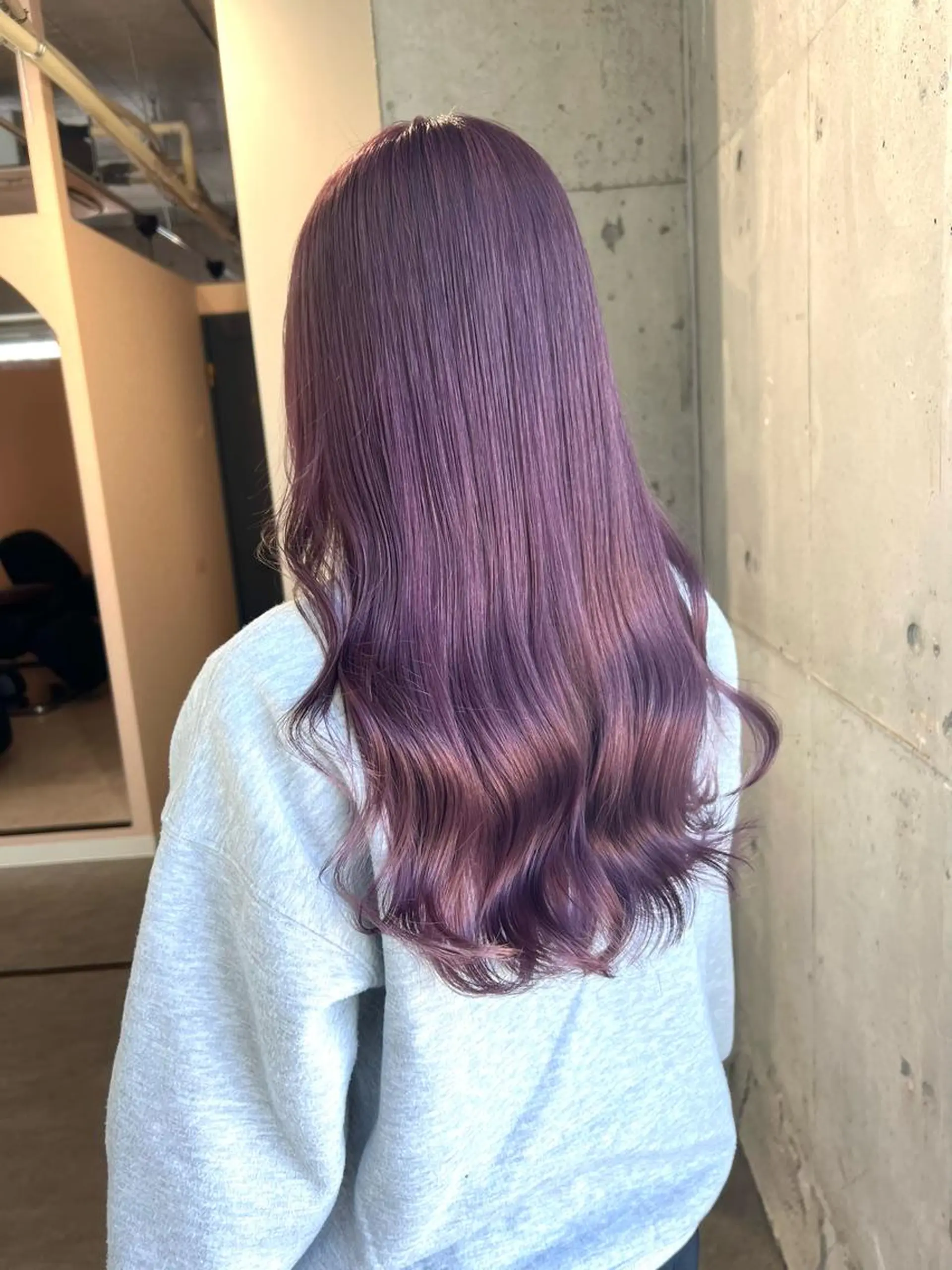 ロング カラー バレイヤージュ ブリーチ ケアブリーチ ハイライトカラー インナーカラー lani 天神大名/ブリーチのヘアスタイル