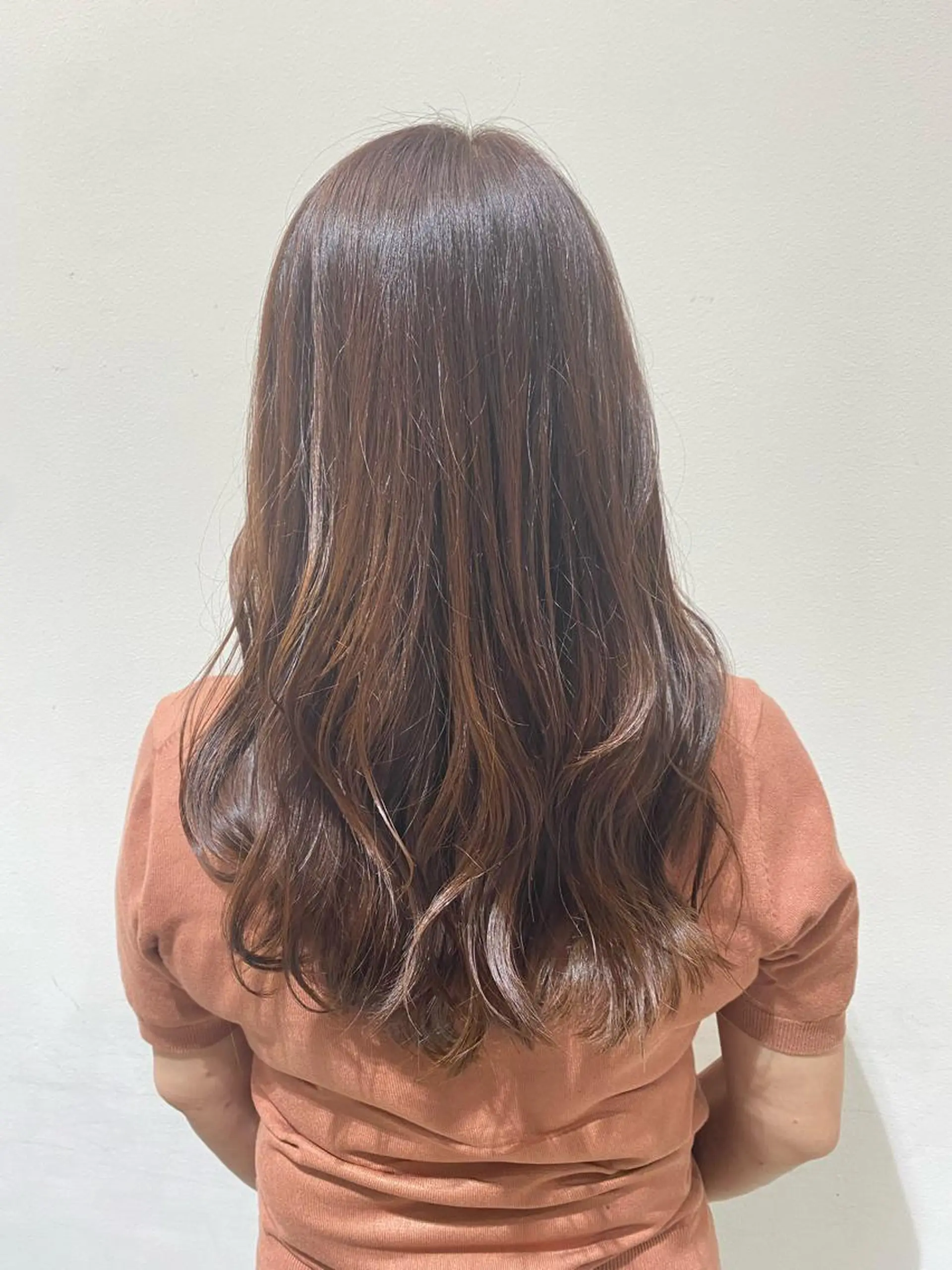 ロング カラー ピンクカラー BLENDby happiness所属・KAORU/絹髪 /髪質改善/奈良のヘアスタイル
