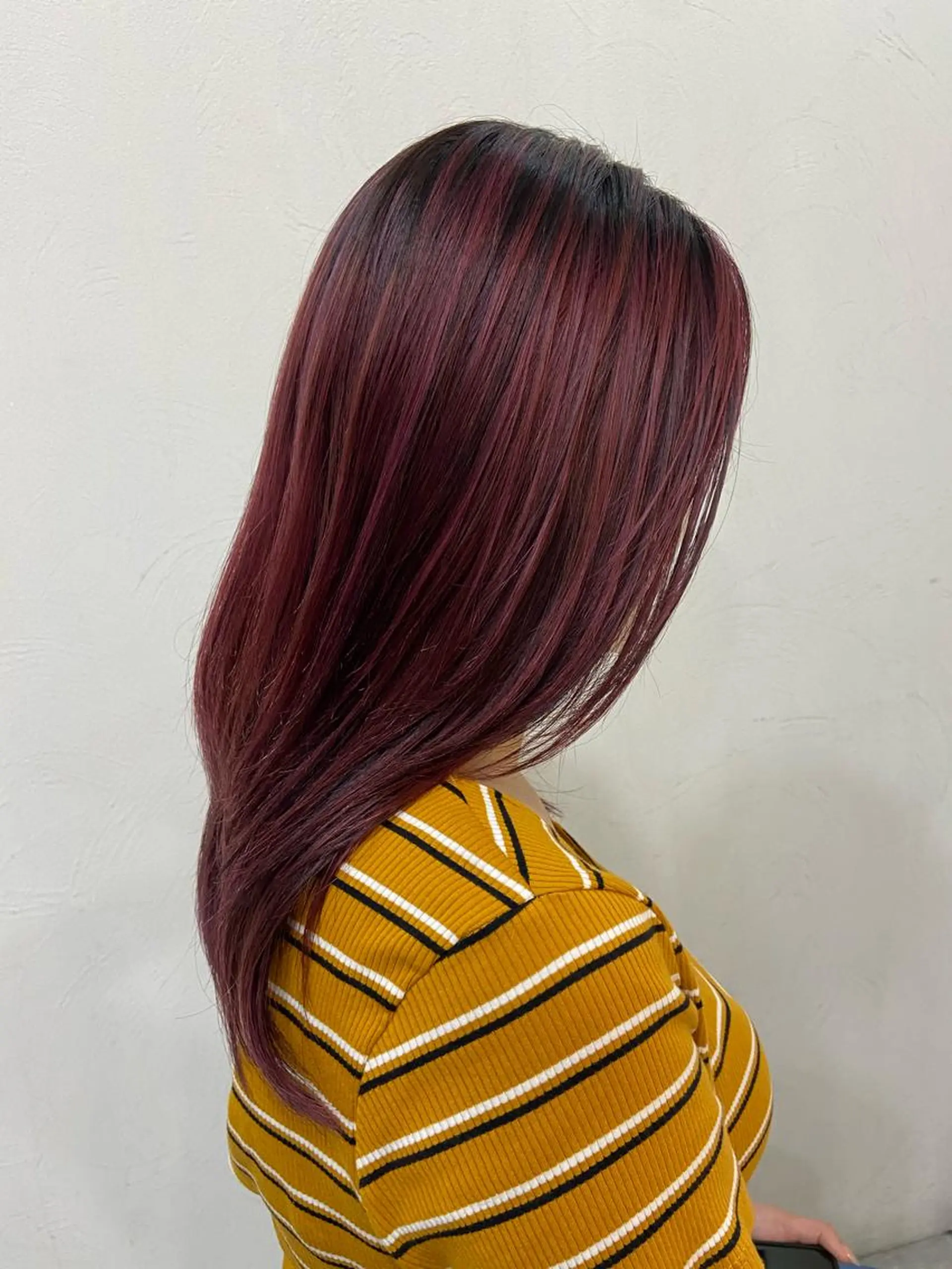 ロング レイヤーカット 【今だけブリーチ 限定価格💕】すみのヘアスタイル