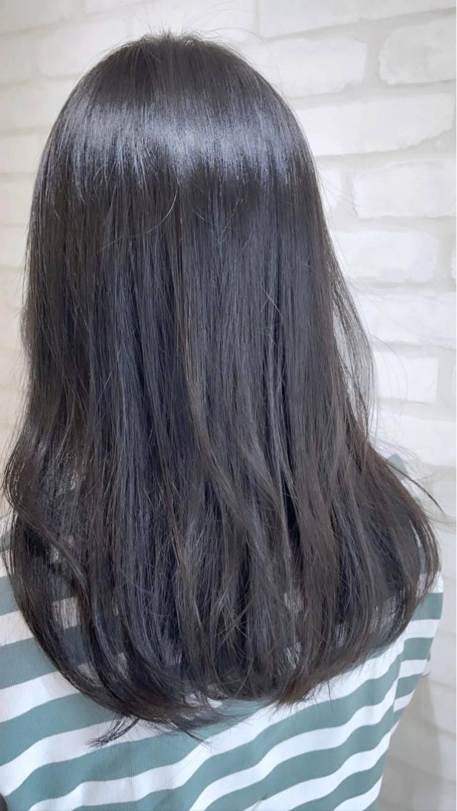 セミロング カラー ヘアアレンジ 髪質改善×艶カラー ANDIAMO 楓のヘアスタイル