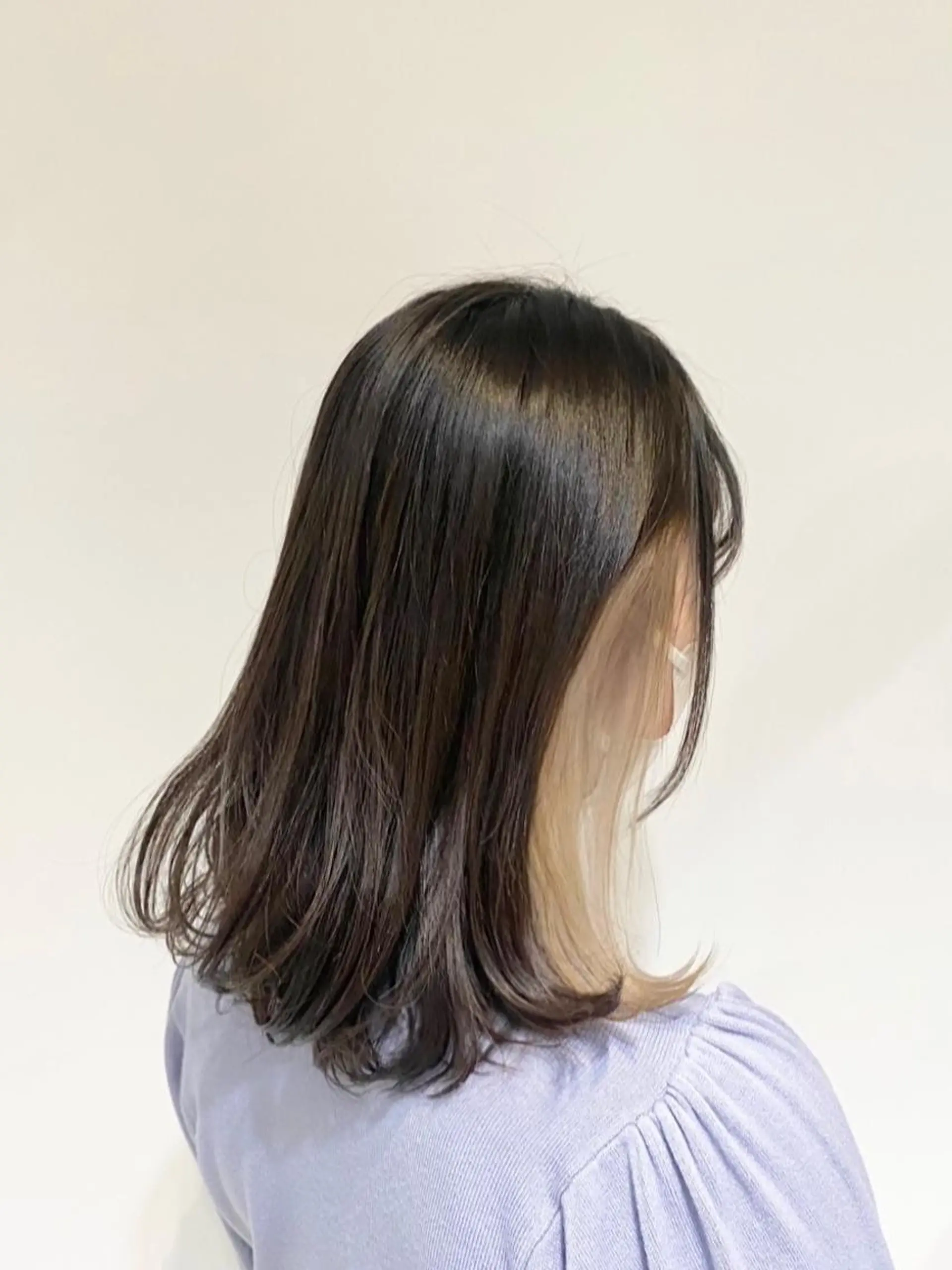 ミディアム ヘアカラー motel所属・モデルや芸能人も通う ✨マンツーマンサロンのヘアスタイル