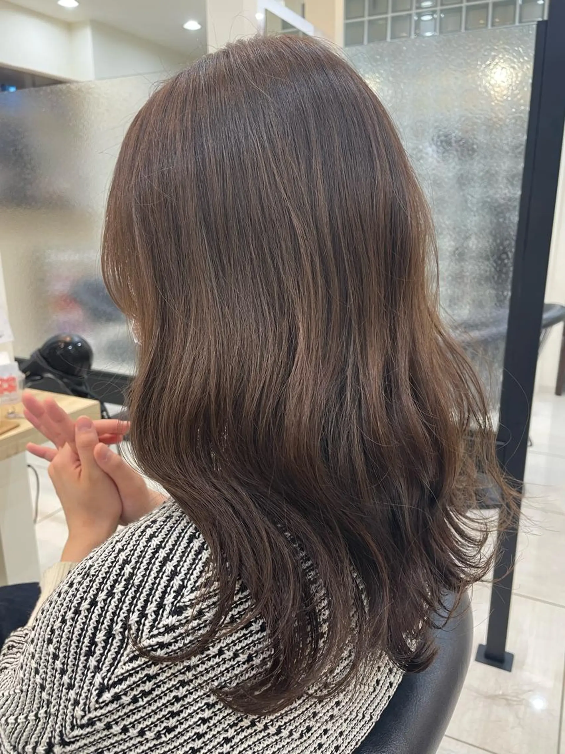 セミロング カラー ベージュカラー ブラウンカラー カット ヘアカラー トリートメント 田野倉NEXT店 美髪ニストのヘアスタイル