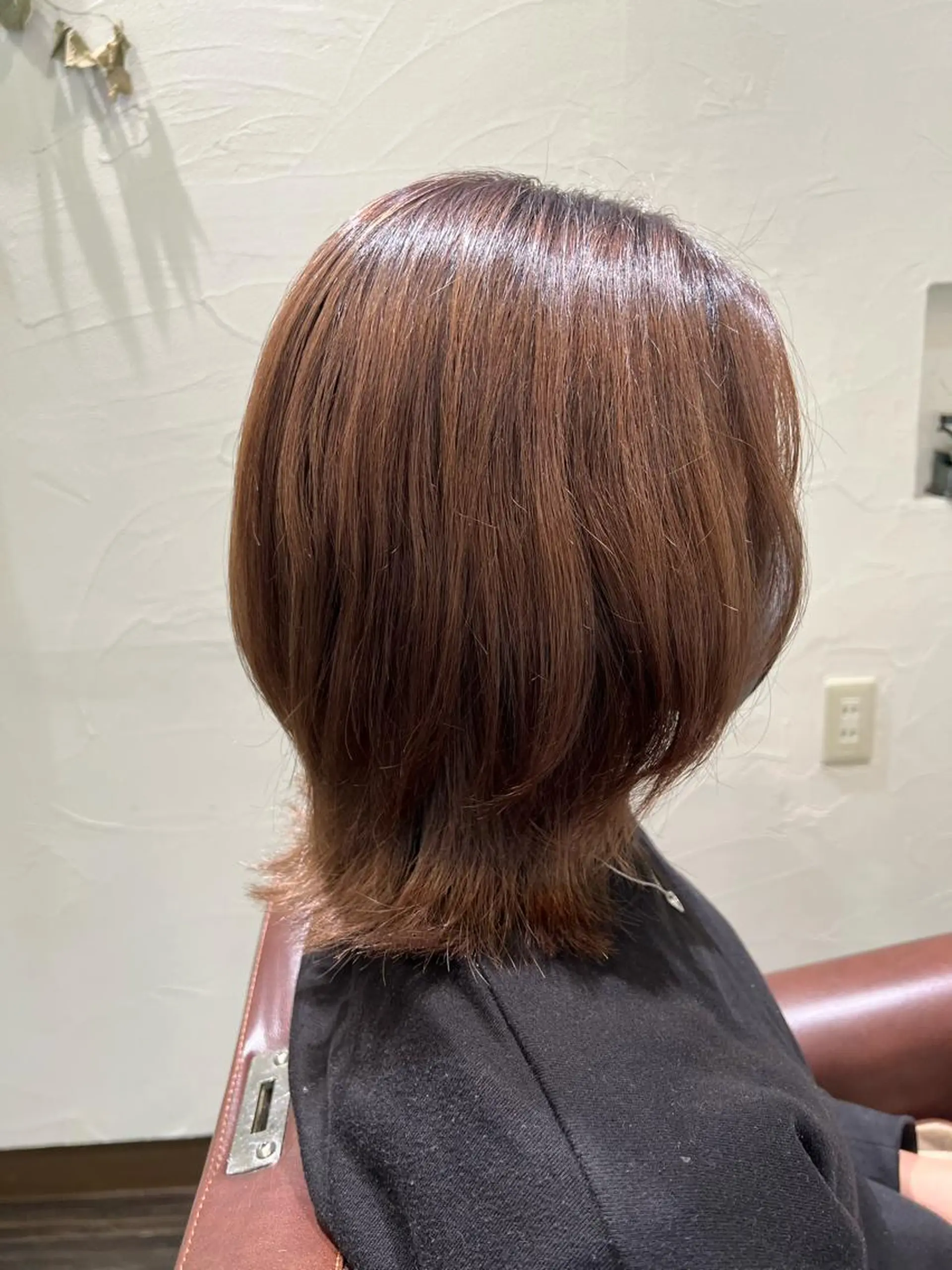 ミディアム ウルフカット Ang　山口 莉沙のヘアスタイル