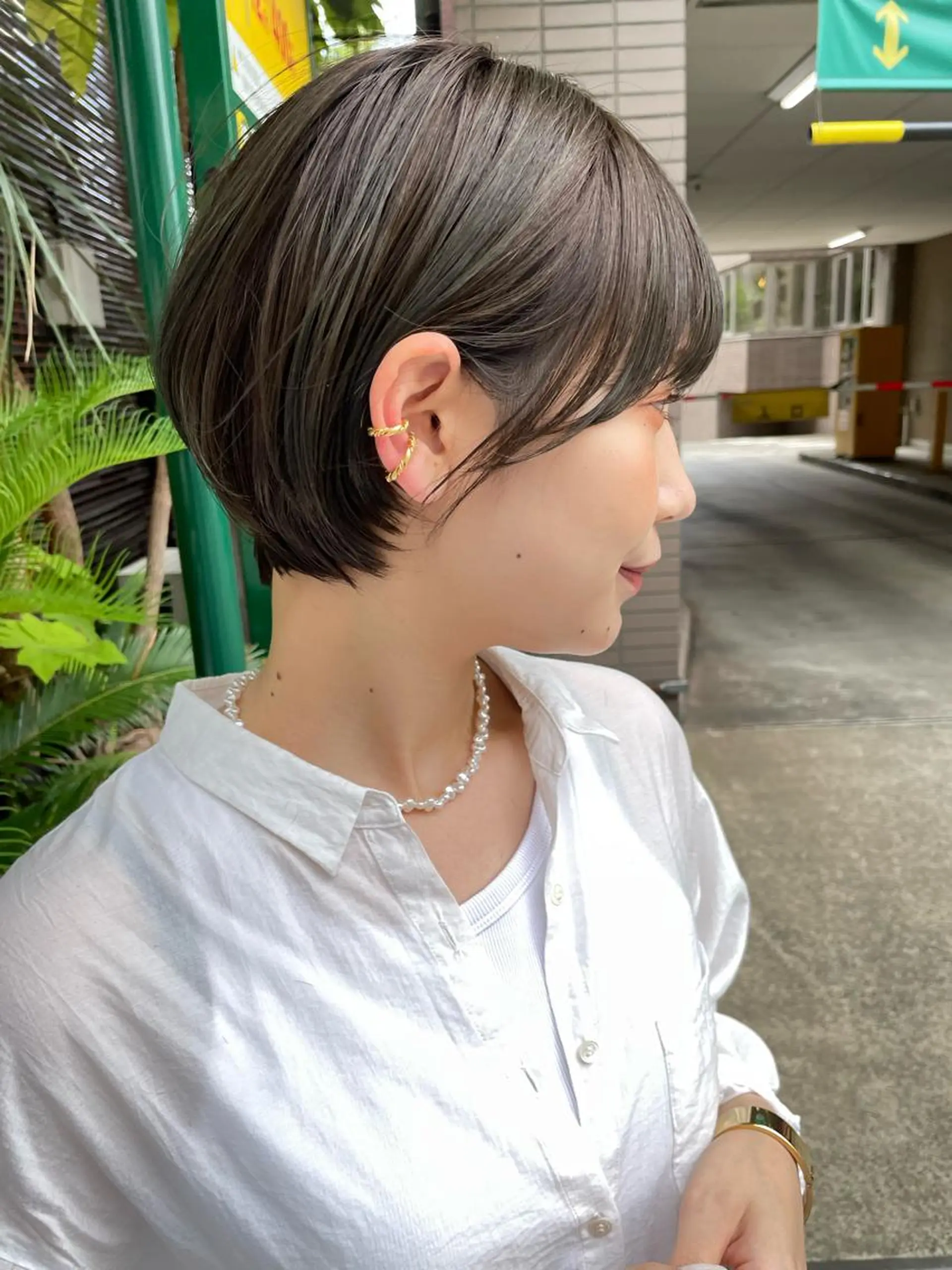 ショート カラー カット ヘアカラー トリートメント 【韓国　レイヤー 髪質改善✨】かずのヘアスタイル
