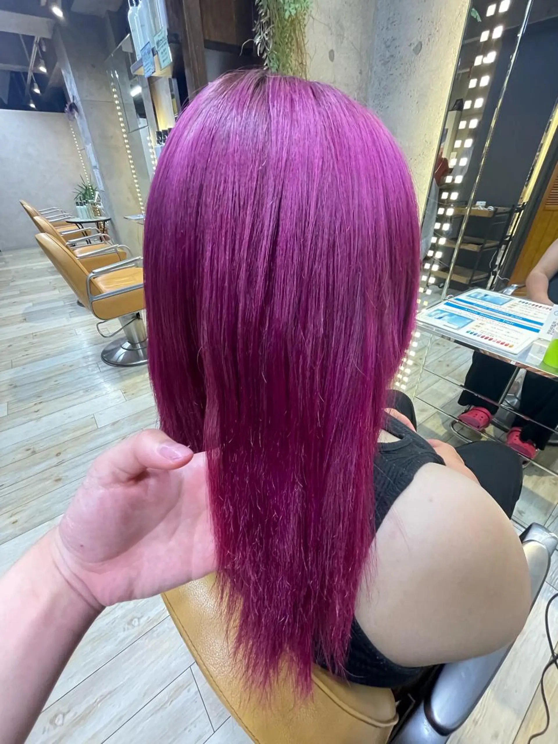 ミディアム カラー ピンクカラー flammeum藤沢所属・たなか さやか /モデル様募集中🤍のヘアスタイル