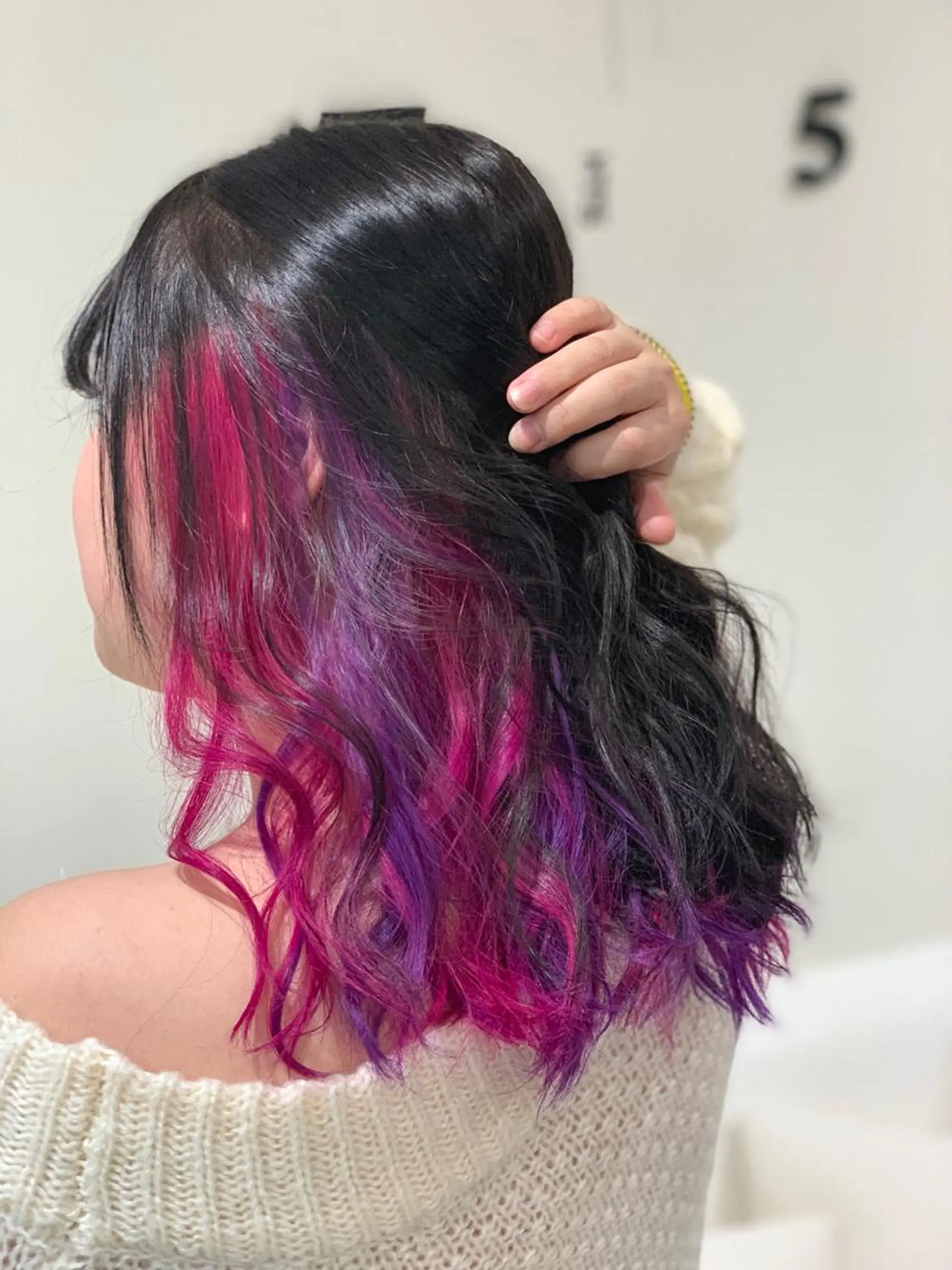 ロング カラー ヘアアレンジ ヘアカラー 松吉 純平のヘアスタイル