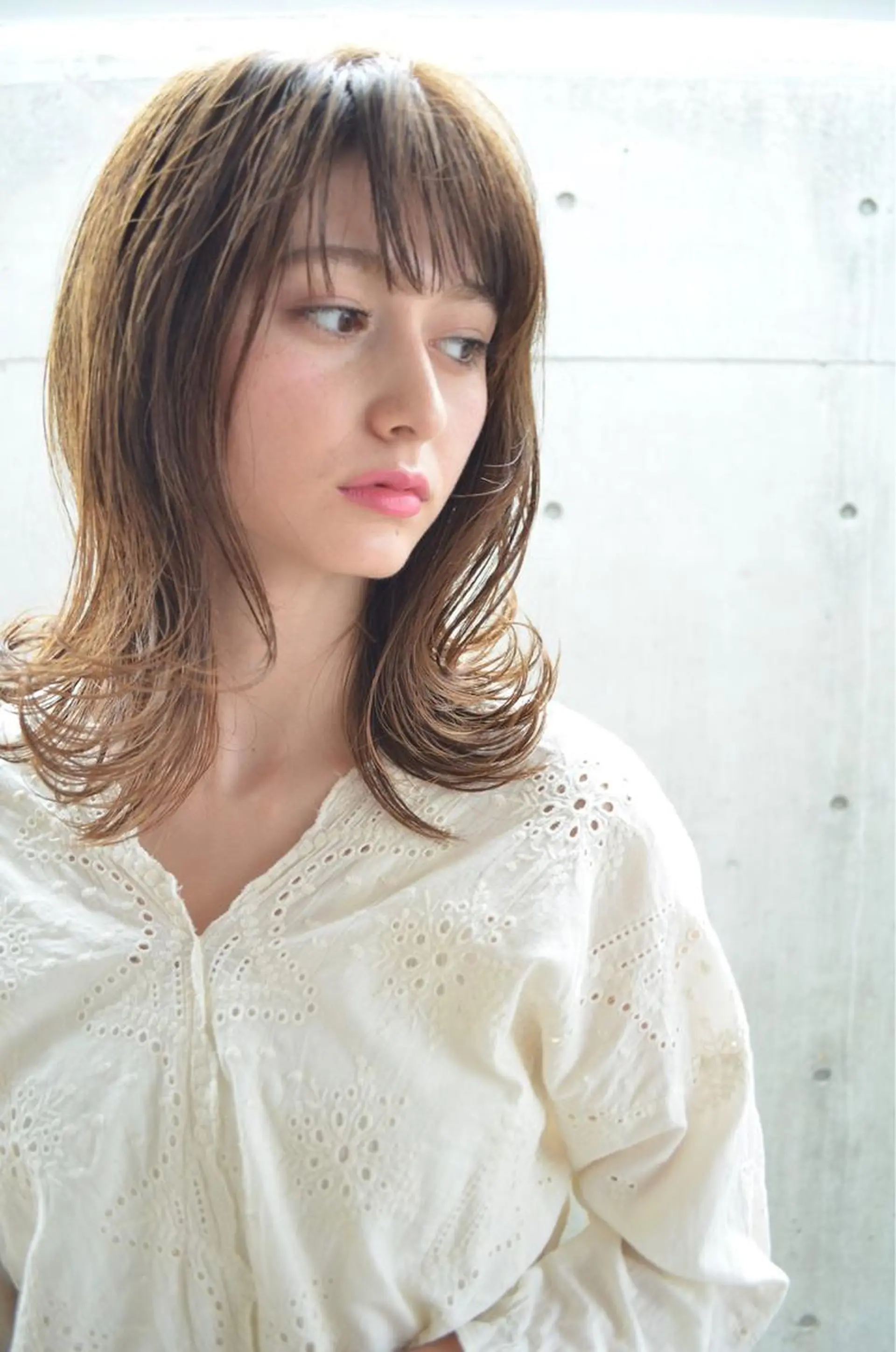 セミロング カラー 🌈本物の髪質改善 森田涼平のヘアスタイル