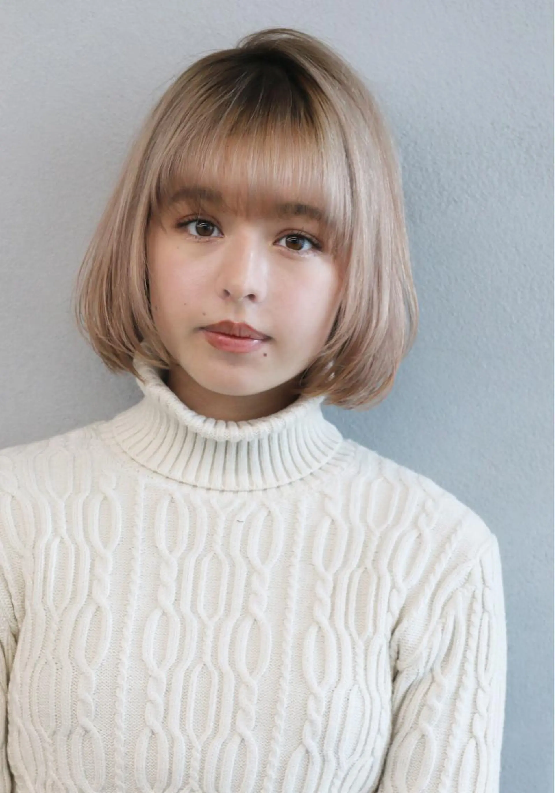 ショート カラー ブリーチ ボブ カット ヘアカラー ボブ/ショート/ 白髪染め/メンズ葛西のヘアスタイル