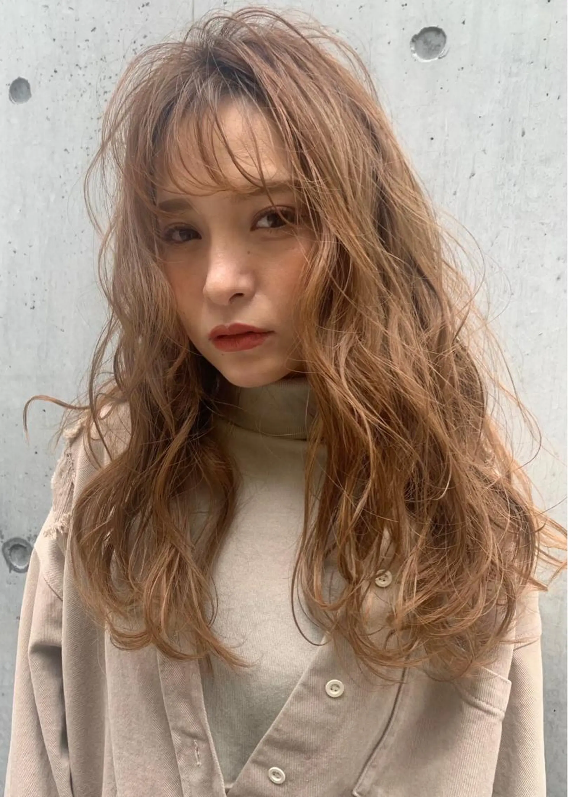 ロング カラー ヘアアレンジ まつ毛パーマ🤎 透明感カラー🌿のヘアスタイル