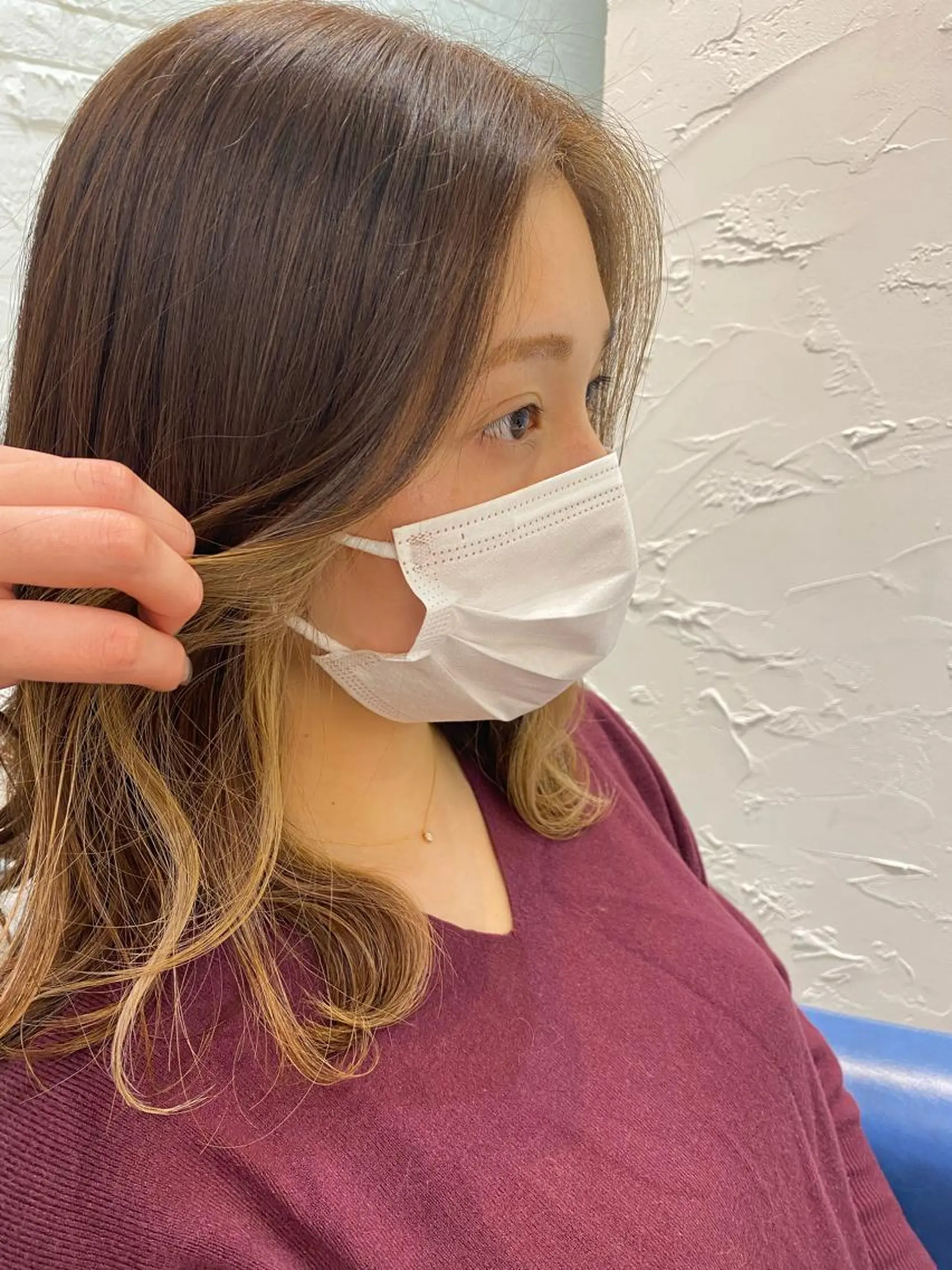 セミロング カラー ヘアカラー uros.所属・メンズパーマ/ エクステ🌞セナのヘアスタイル