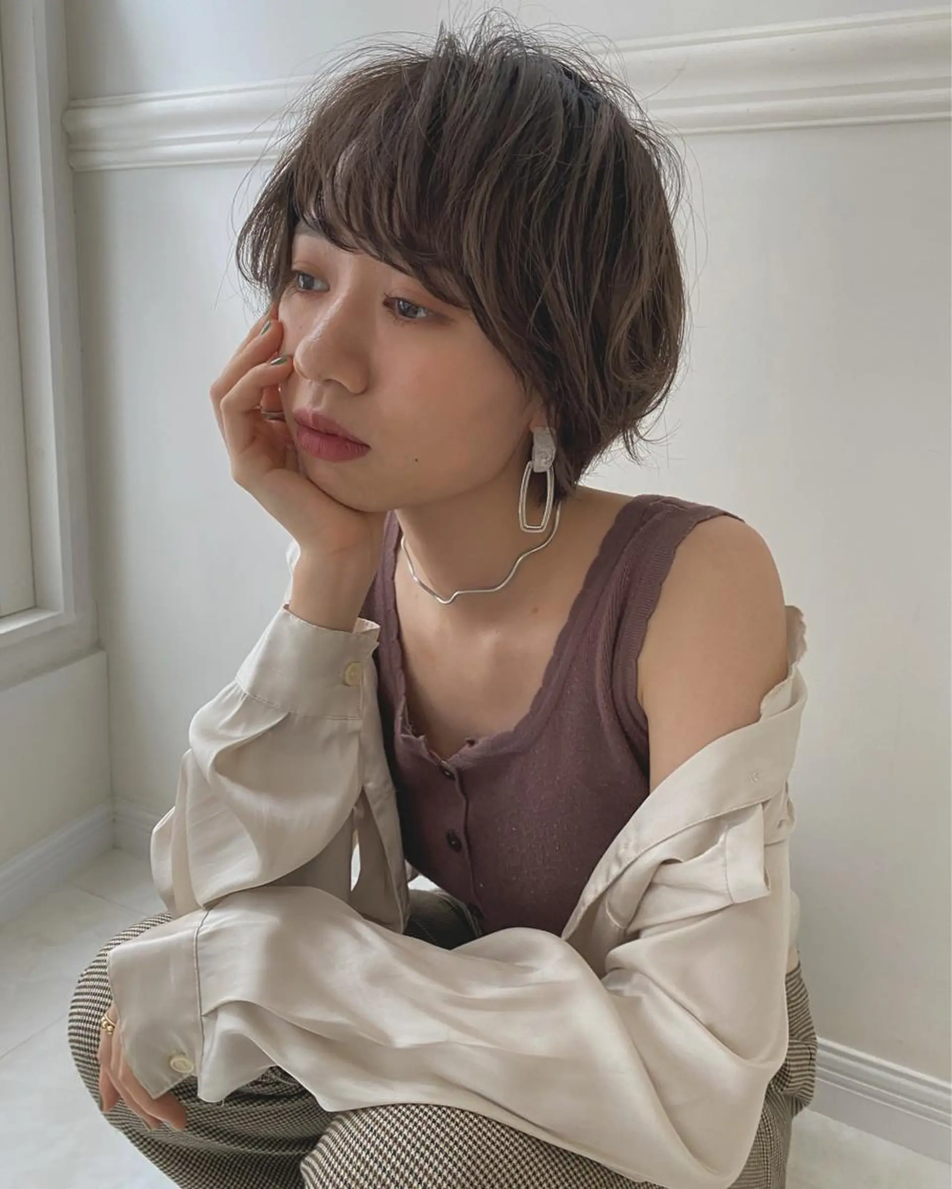 ショート カット ヘアカラー トリートメント ヘッドスパ putri店長 和田鈴采のヘアスタイル