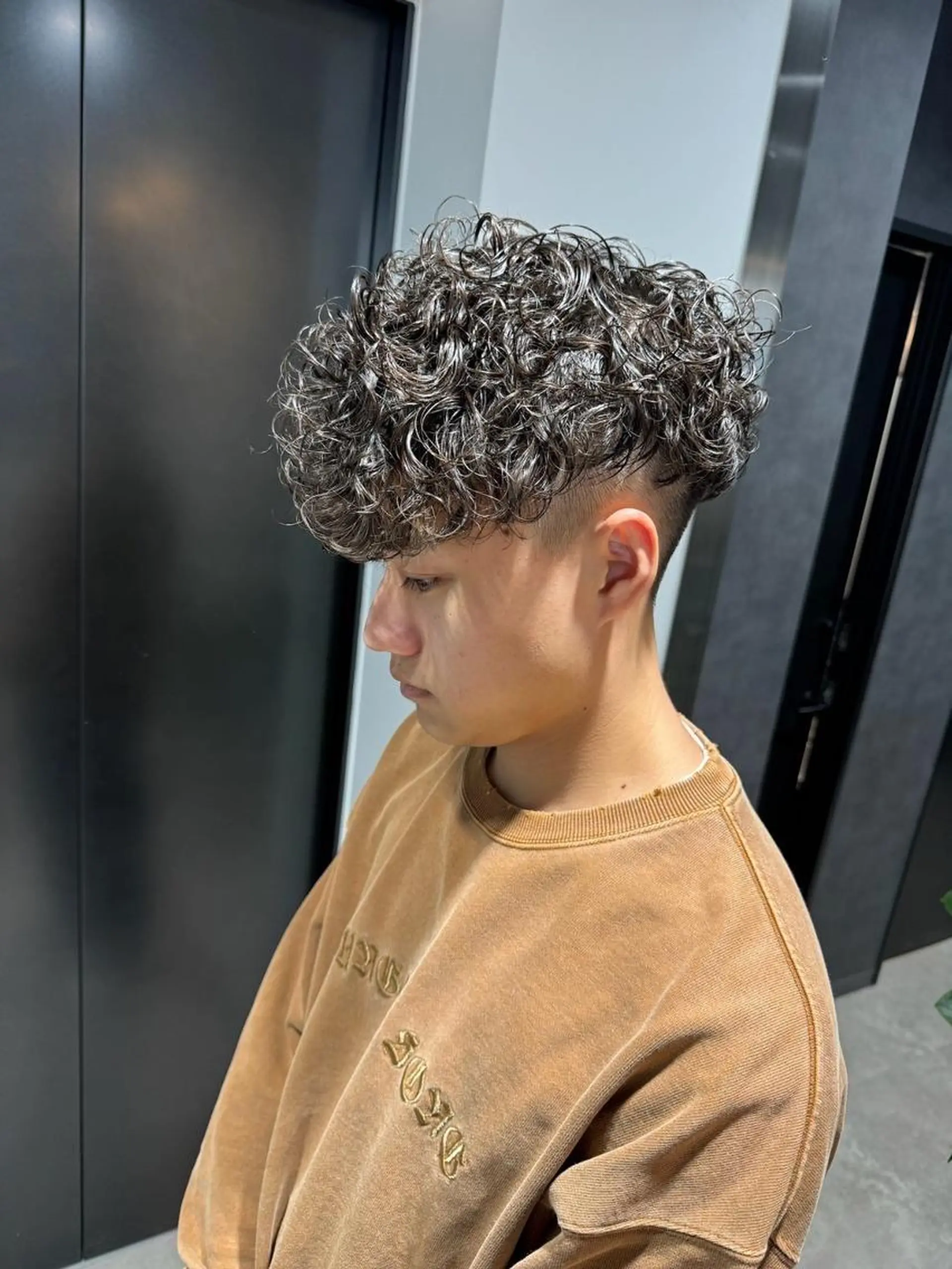メンズ パーマ カット パーマ ✨【公式】渋谷メンズ サロン BLUCK✨のヘアスタイル