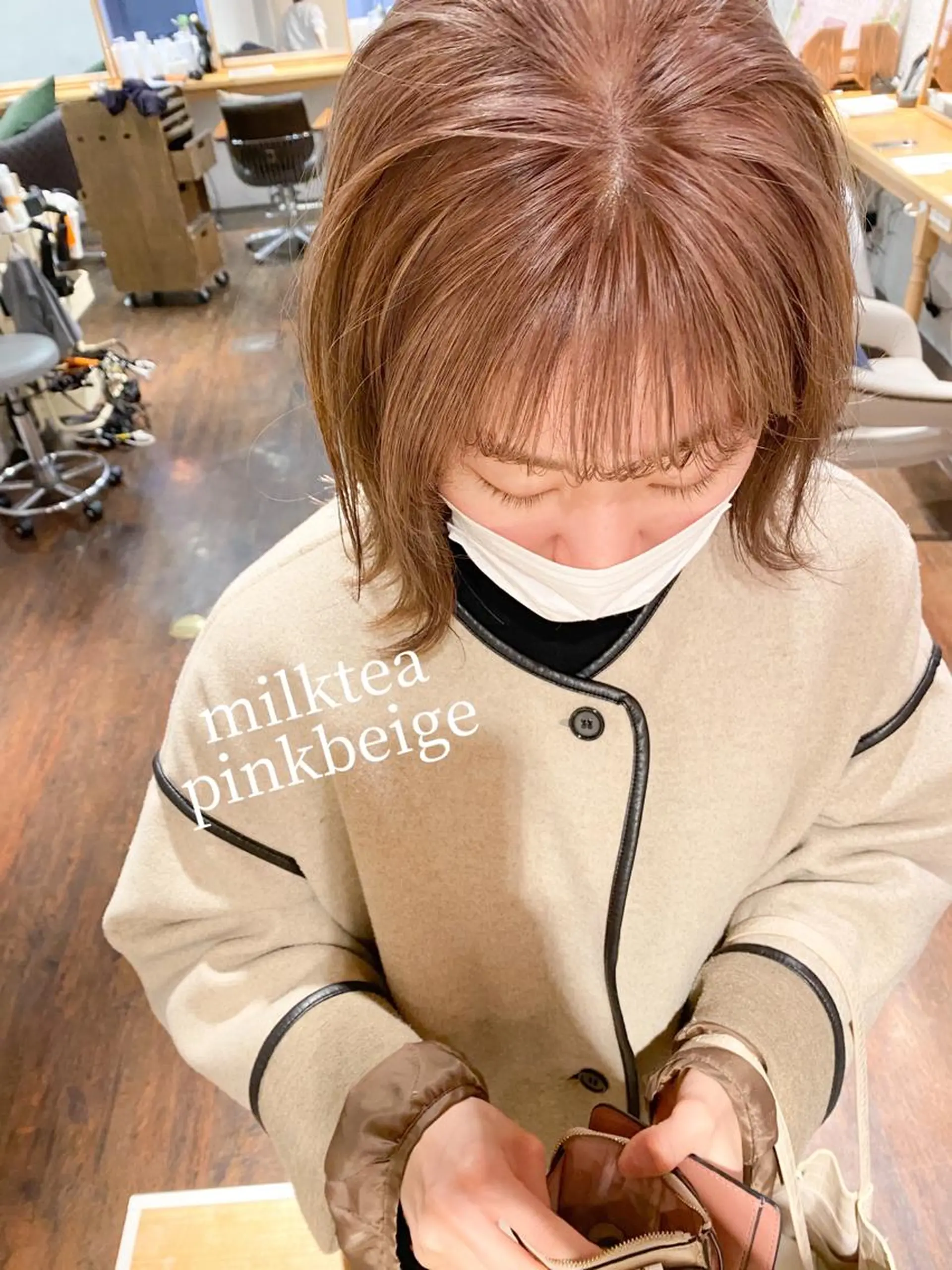 ショート カラー 韓国ヘア♡レイヤー AYAのヘアスタイル