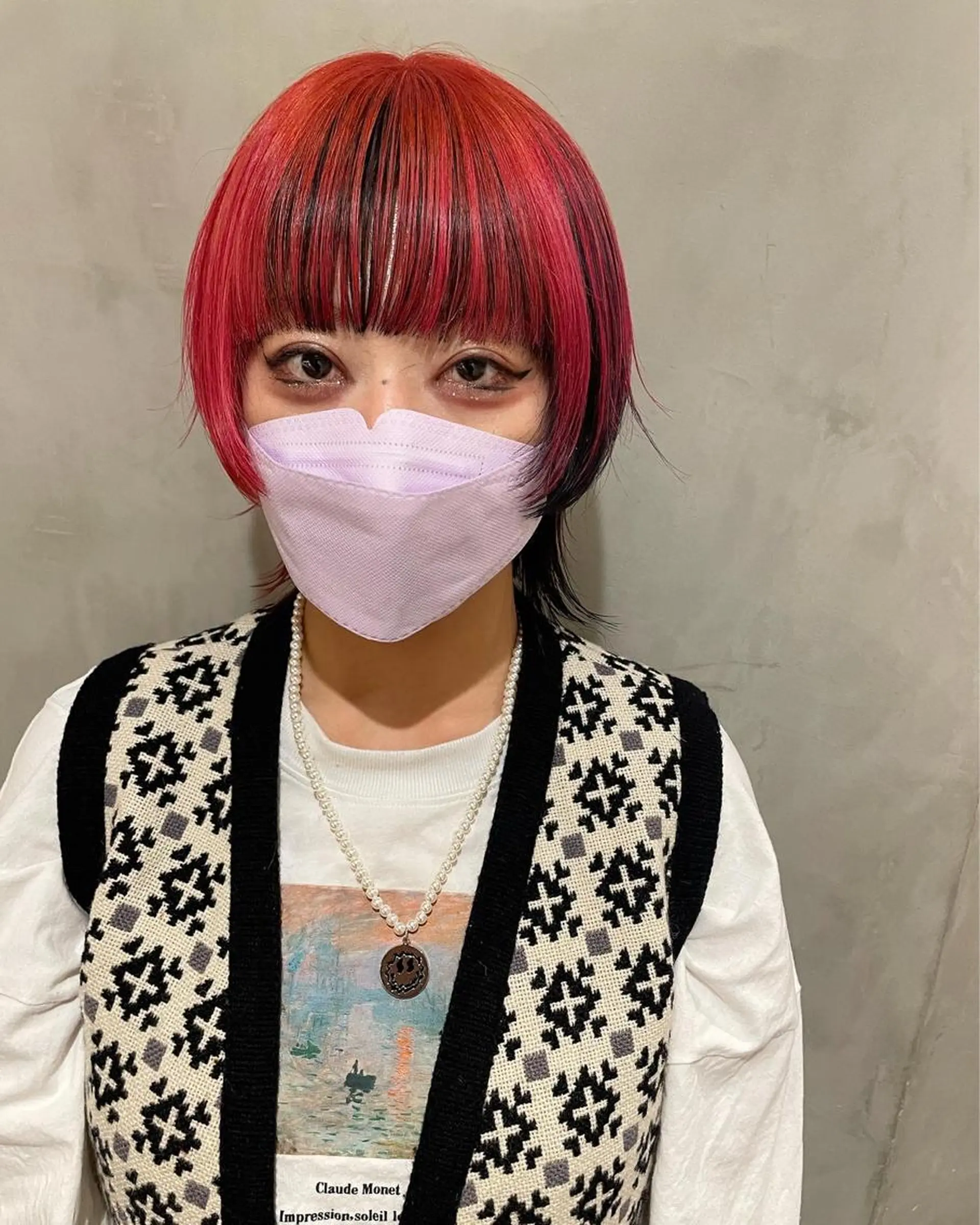 ショート カラー カット ヘアカラー パーマ トリートメント 優 作のヘアスタイル