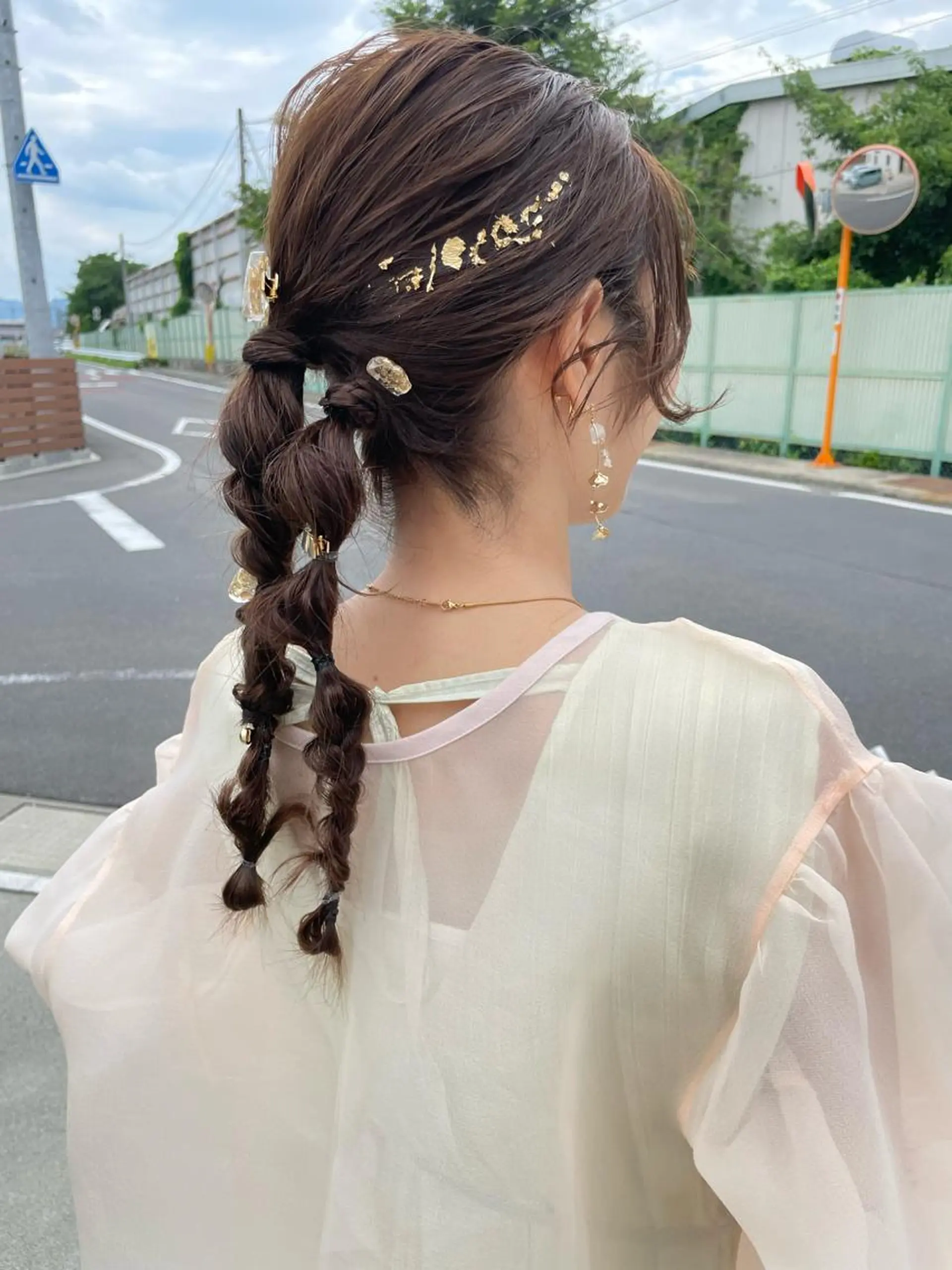ロング ツインテール ヘアセット milk所属・キノシタ マユのヘアスタイル
