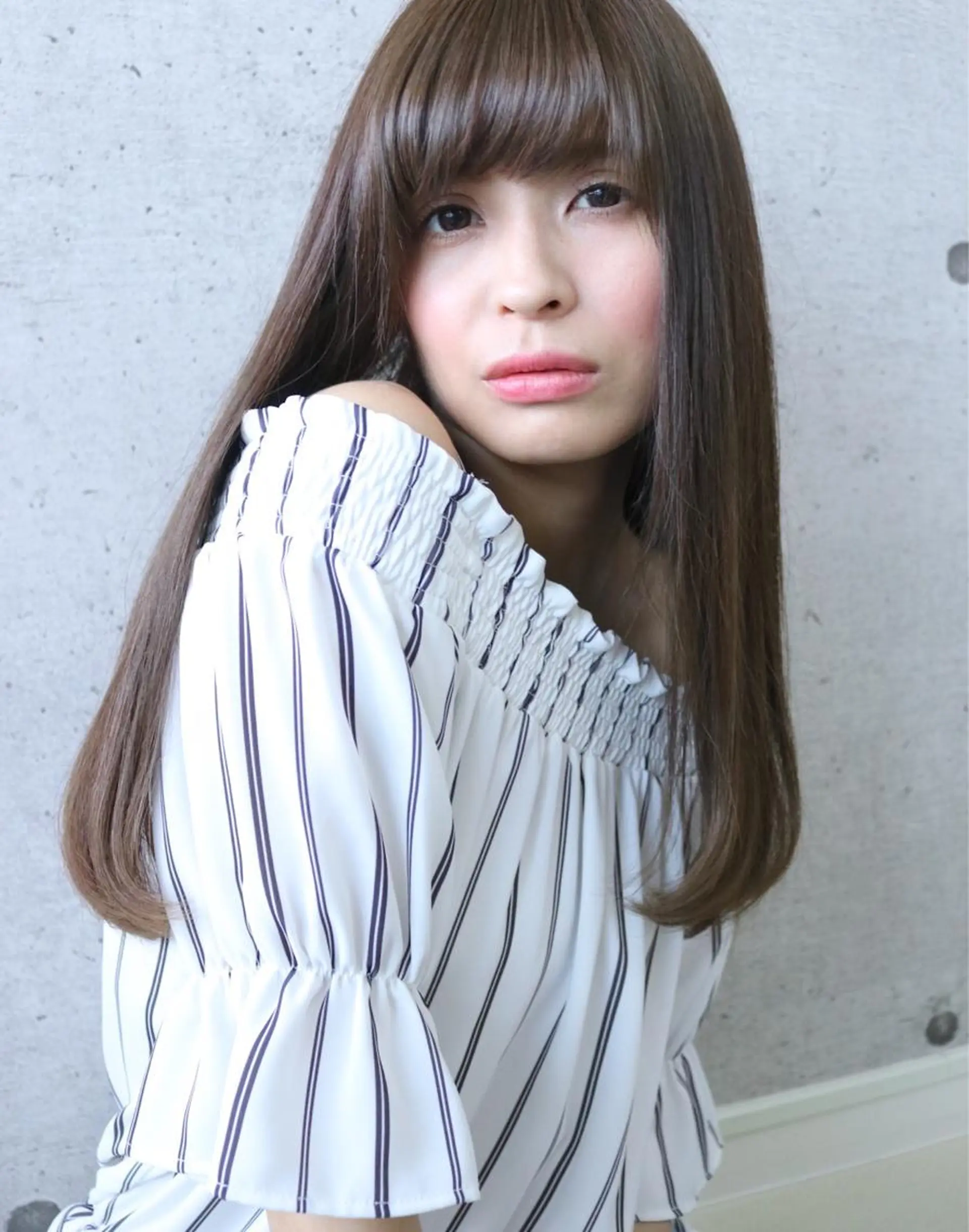 ロング カラー Maison de  Day&Night所属・統括ディレクター kuriのヘアスタイル