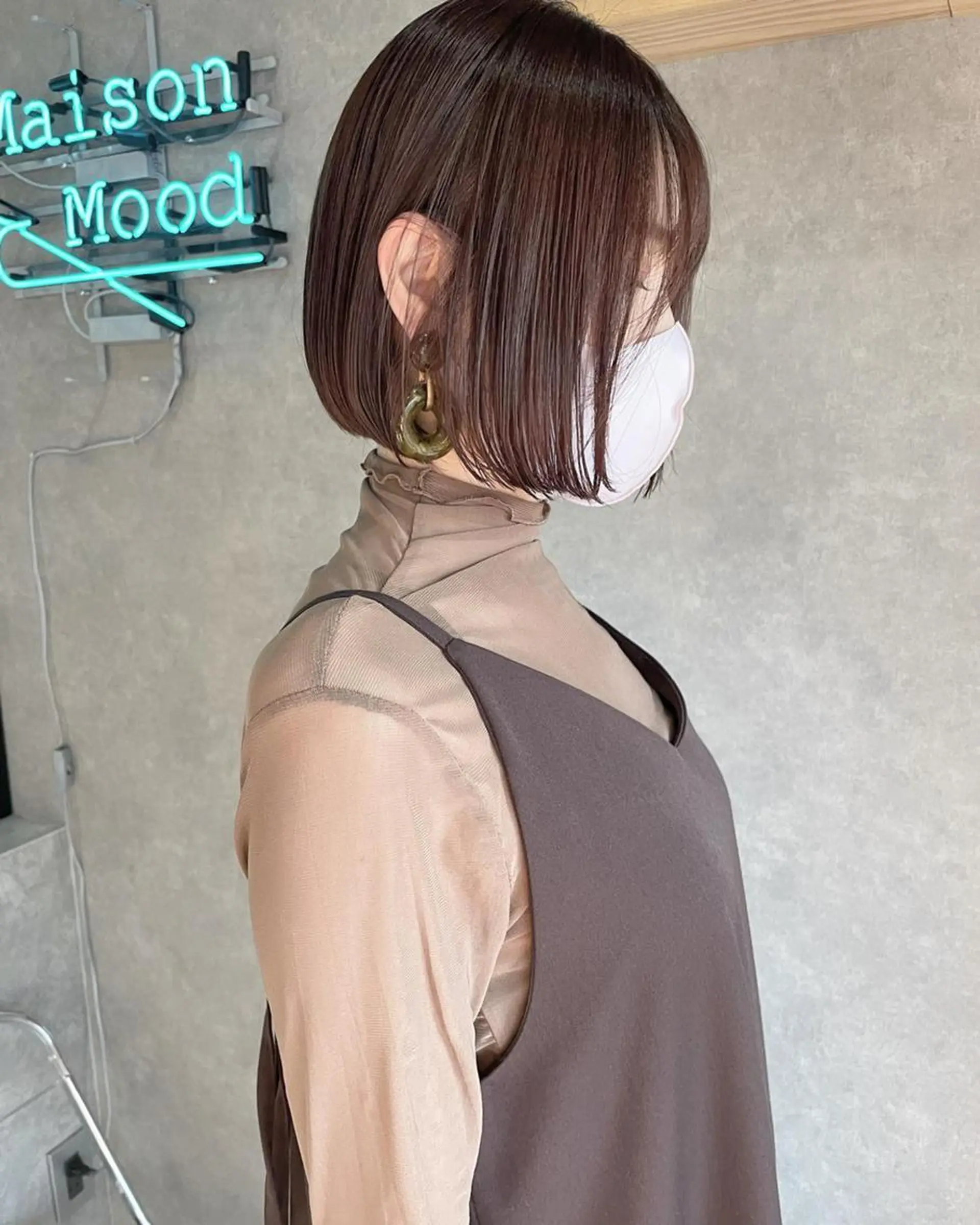 ショート ボブ ショートヘア 河原 亮のヘアスタイル