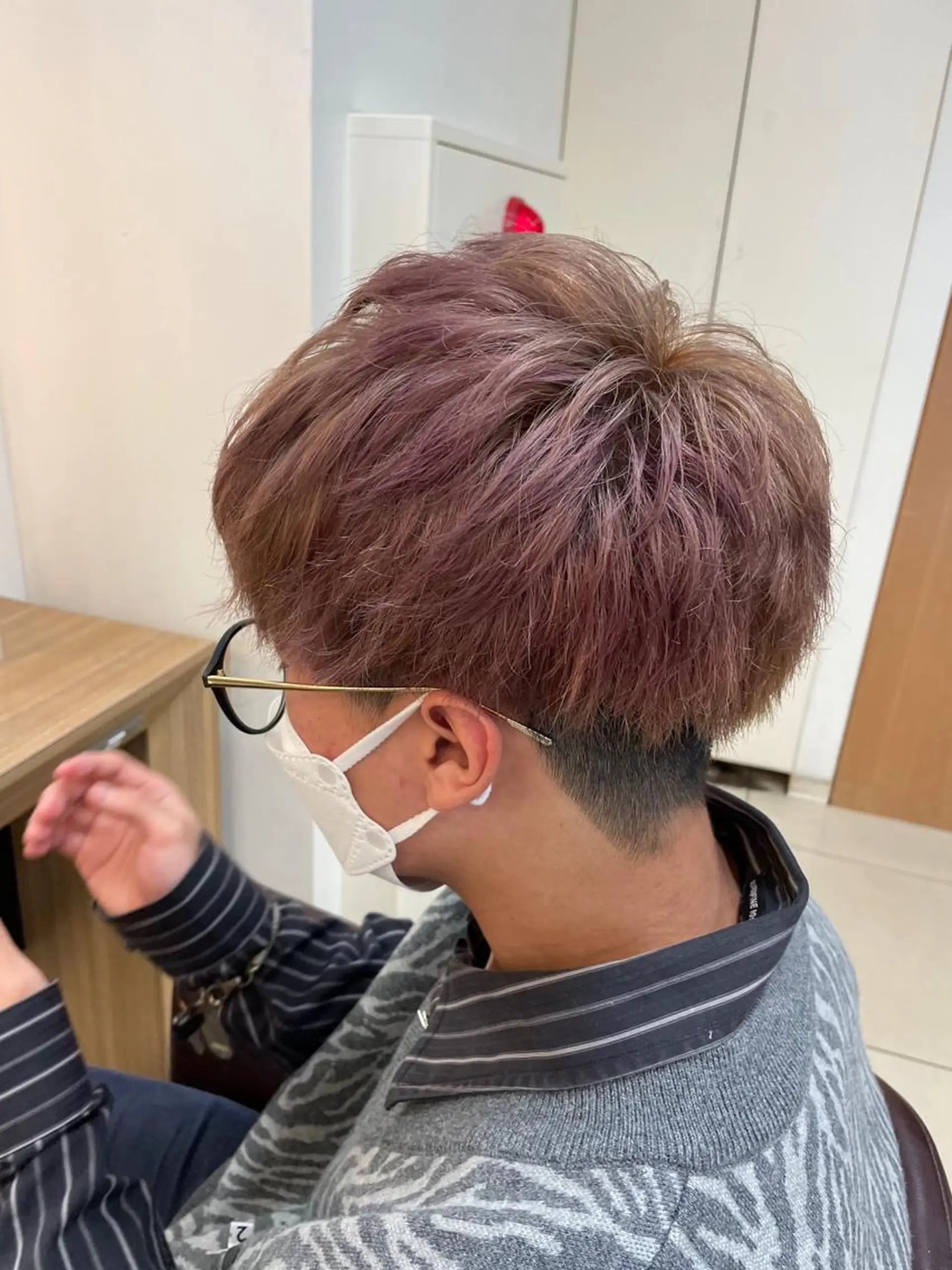 カラー メンズ カット ヘアカラー haf店長 ✂︎タカハシレン✂︎のヘアスタイル