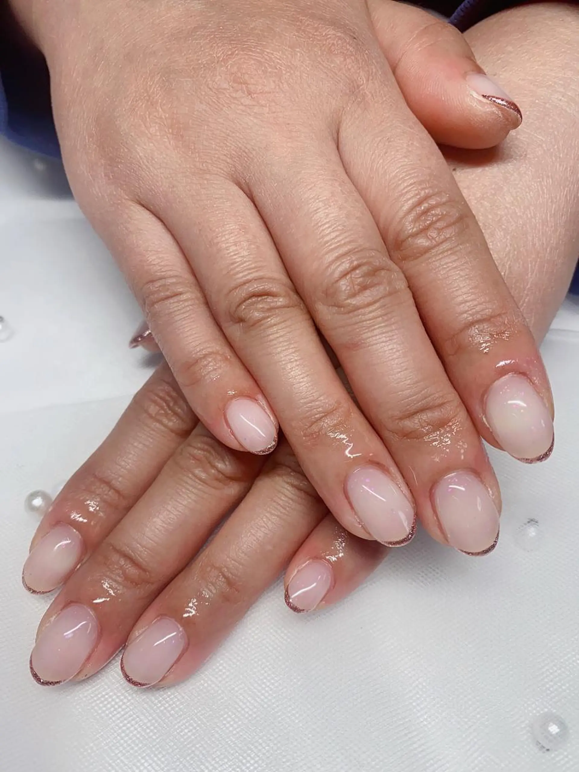 ネイル フレンチネイル ハンドネイル Jasmine nailsalon所属・ジャスミン ネイルサロンのネイルデザイン