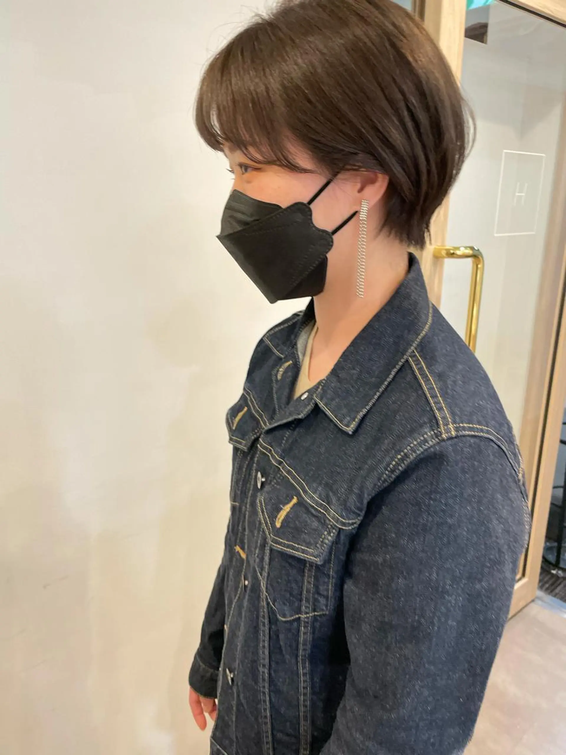 ショート カット ヘアカラー トリートメント 大迫 江梨のヘアスタイル