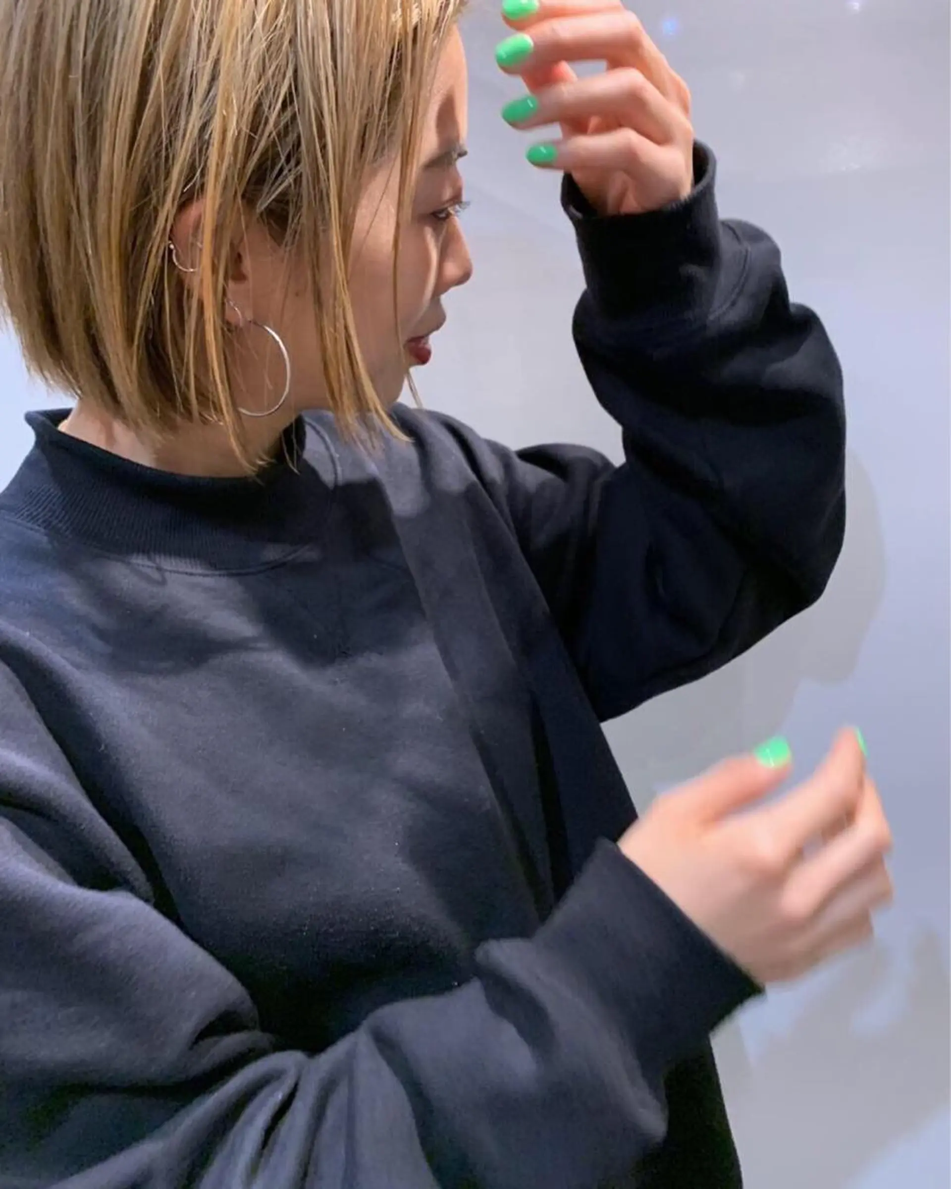 ショート カラー ブリーチ ハイトーンカラー ボブ ♡ma ki♡のヘアスタイル