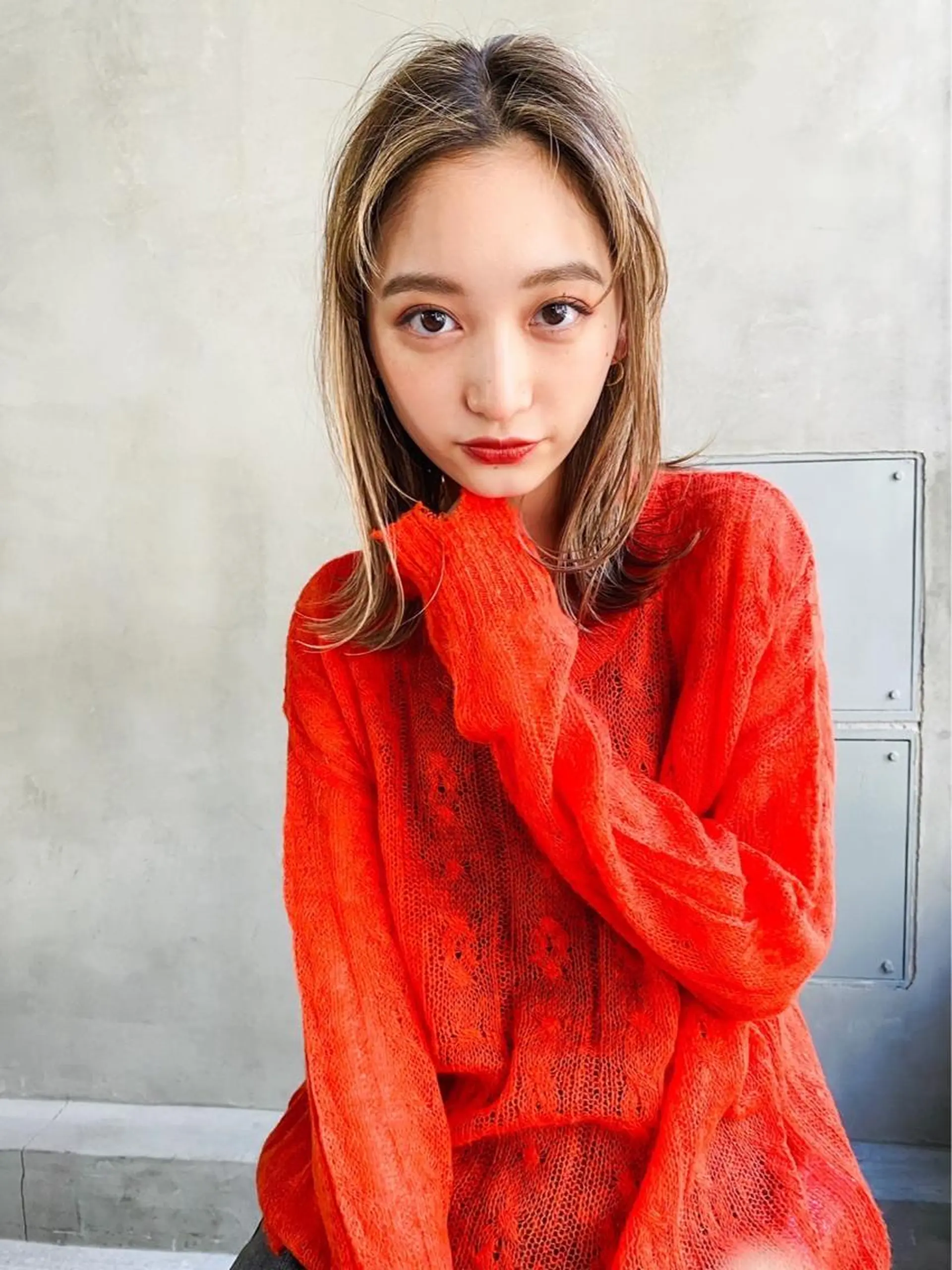 ミディアム ヘアカラー トリートメント Lien🌈 立川のヘアスタイル