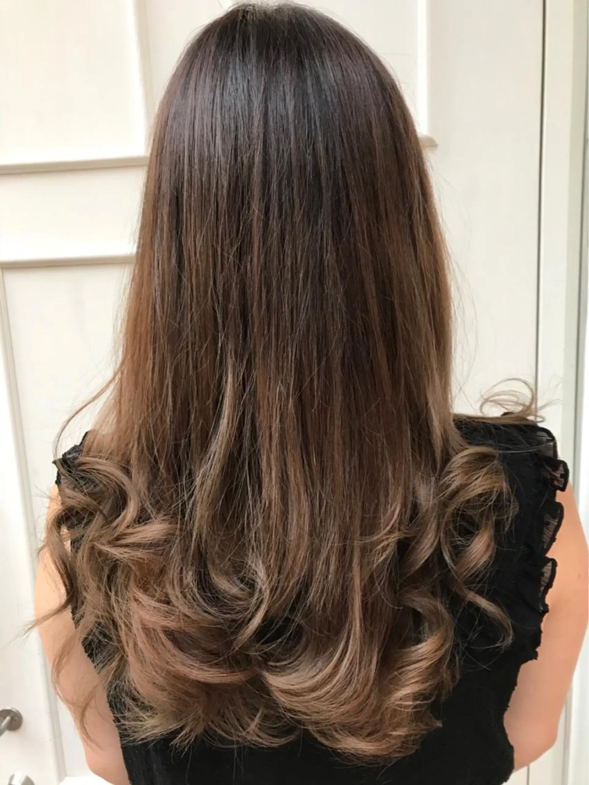 セミロング カラー ベージュカラー グラデーションカラー 💈Blanco💈 カラー&ケア🌈のヘアスタイル