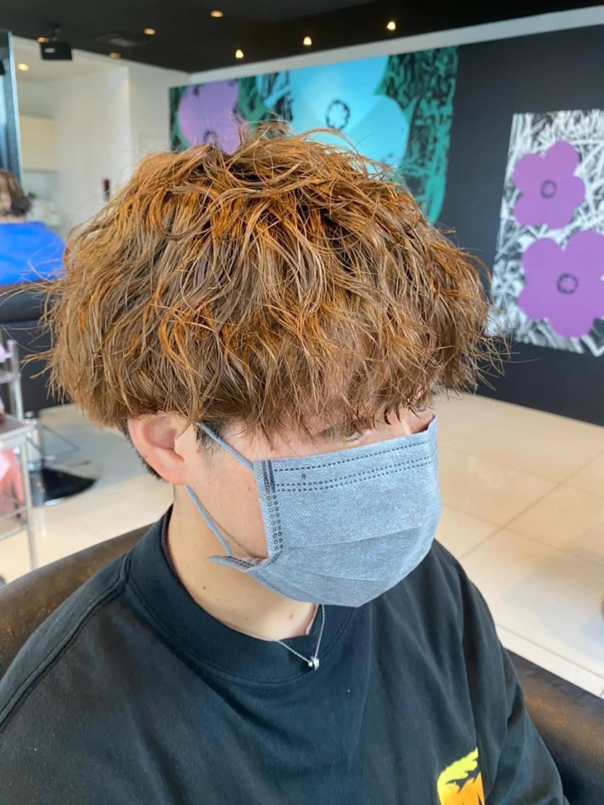 ショート パーマ スパイラルパーマ 三好 達也のヘアスタイル