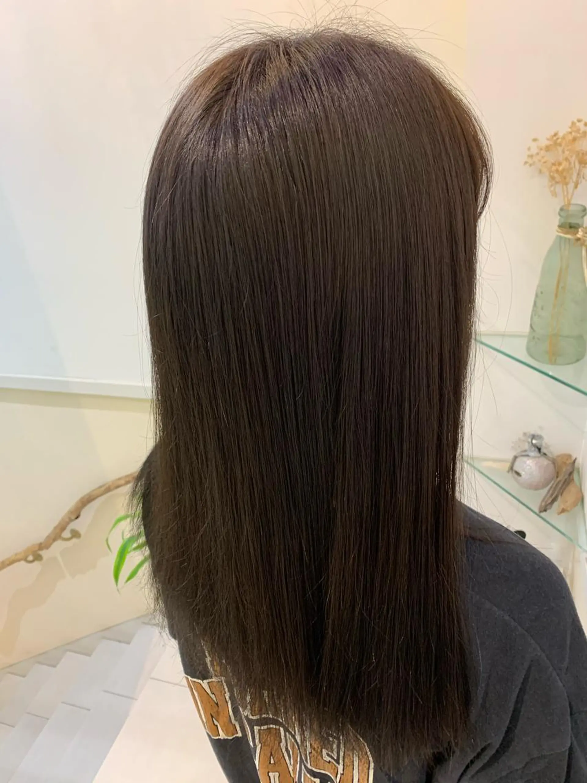 カラー ブリーチしない暖色 カラー🥀杉 優菜のヘアスタイル