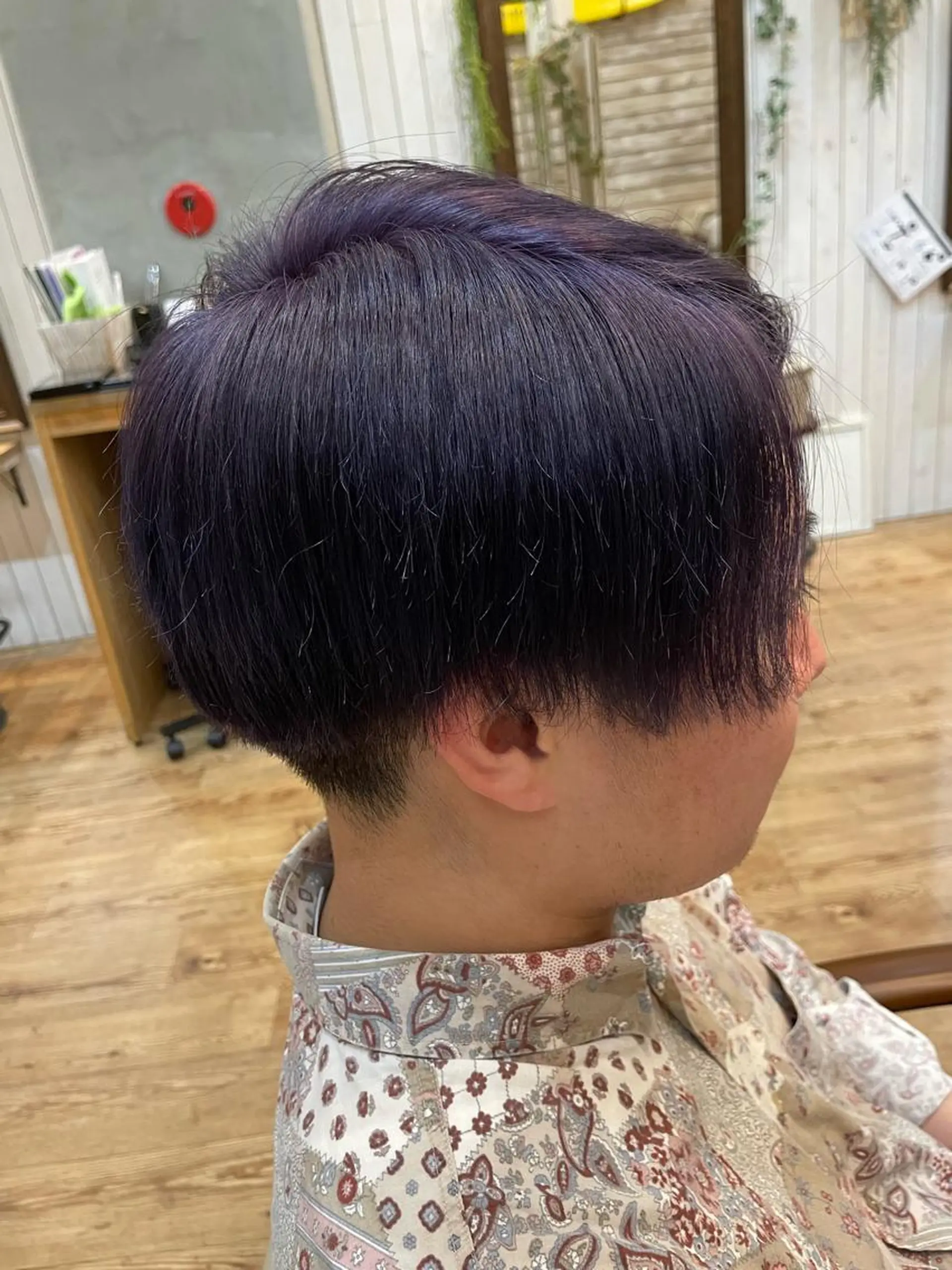 カラー ボブ、レイヤー、 ハイトーン、古淵のヘアスタイル