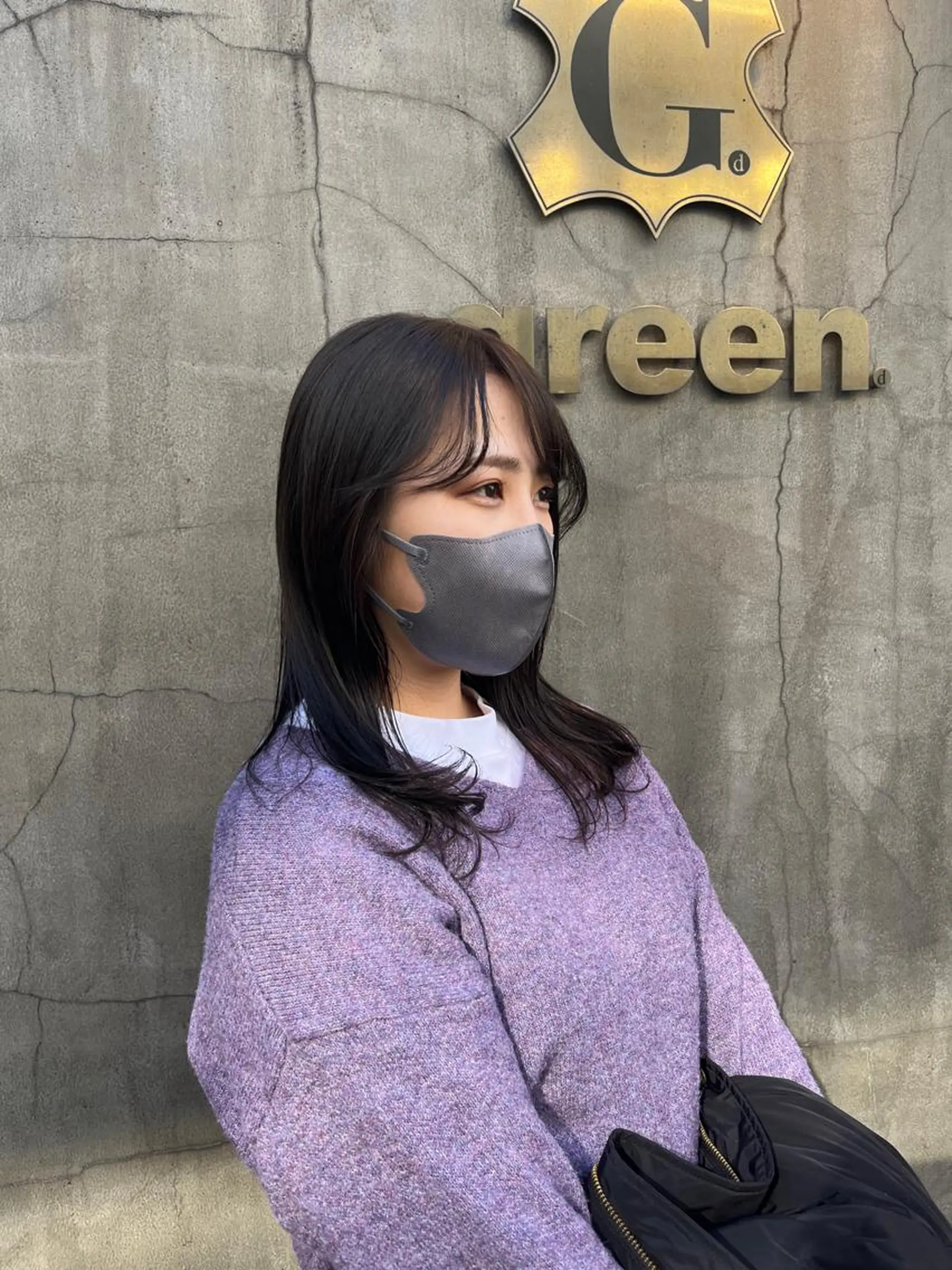 セミロング カラー カット ヘアカラー HAIR MAKE  miel所属・🫧透明感カラー🫧 SHINSEIのヘアスタイル