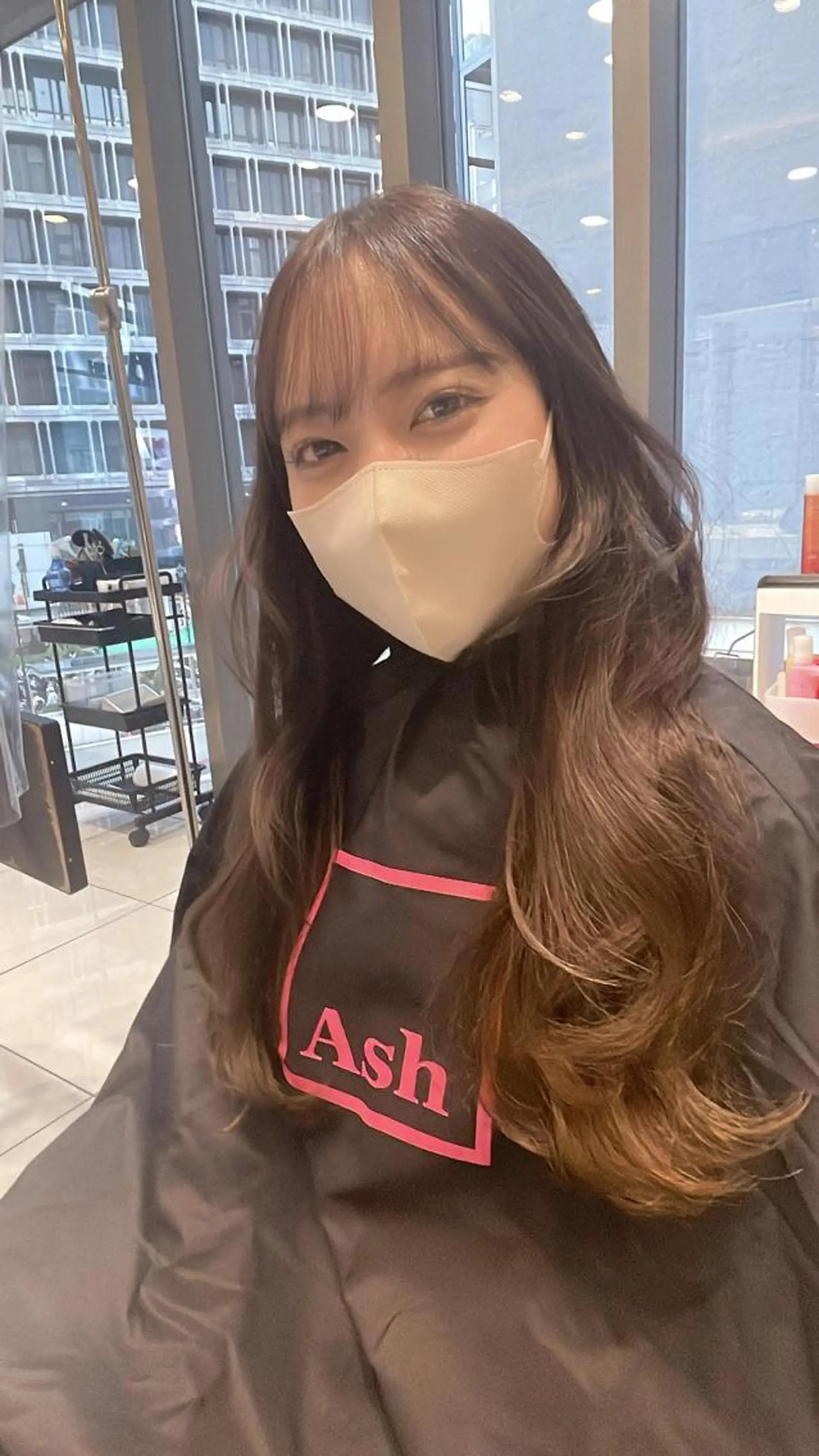 ロング ヘアカラー トリートメント 💝オトナ可愛い 💝徳井はやとのヘアスタイル