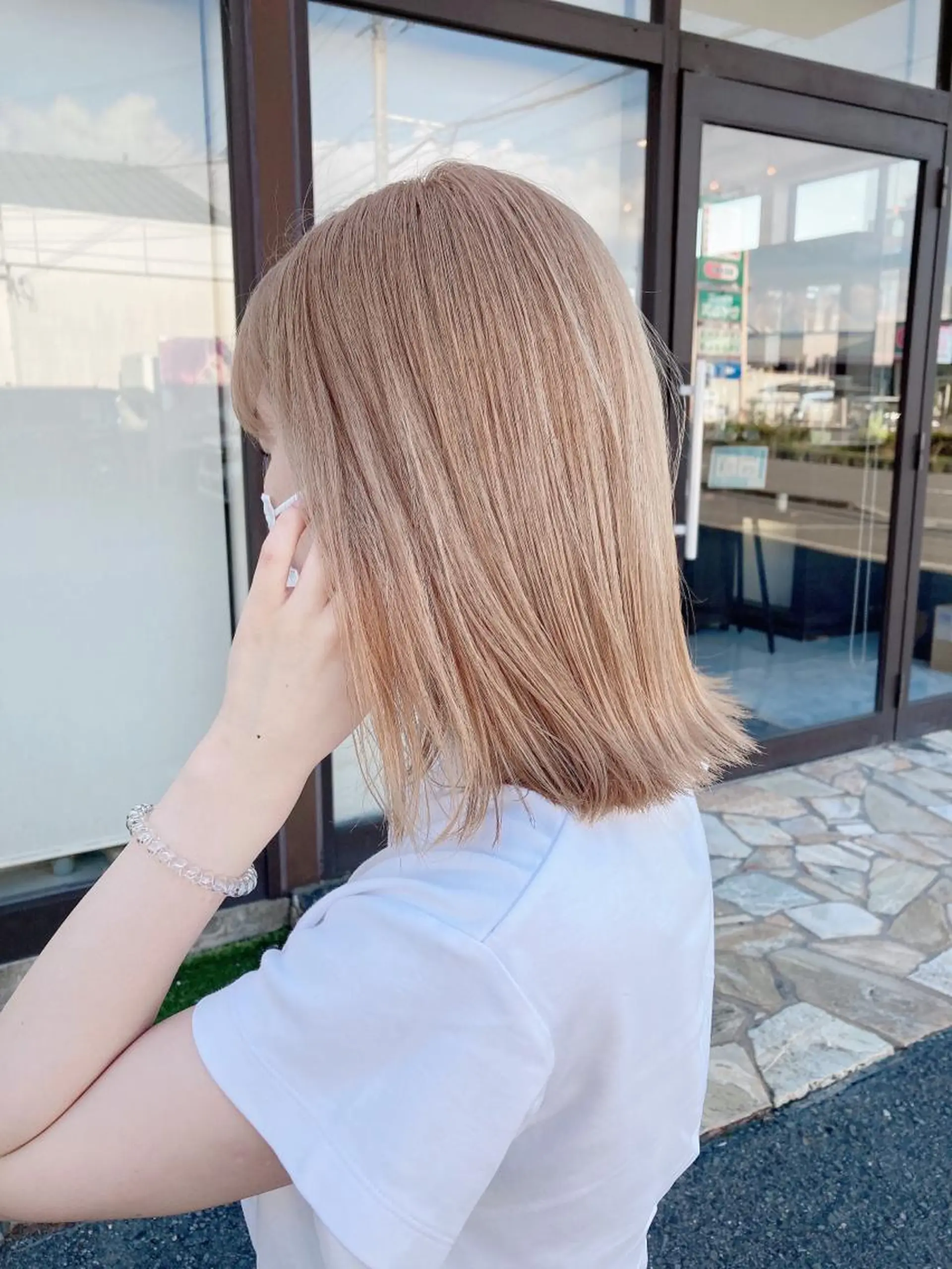ミディアム カラー ヘアカラー zeal AYAKAのヘアスタイル
