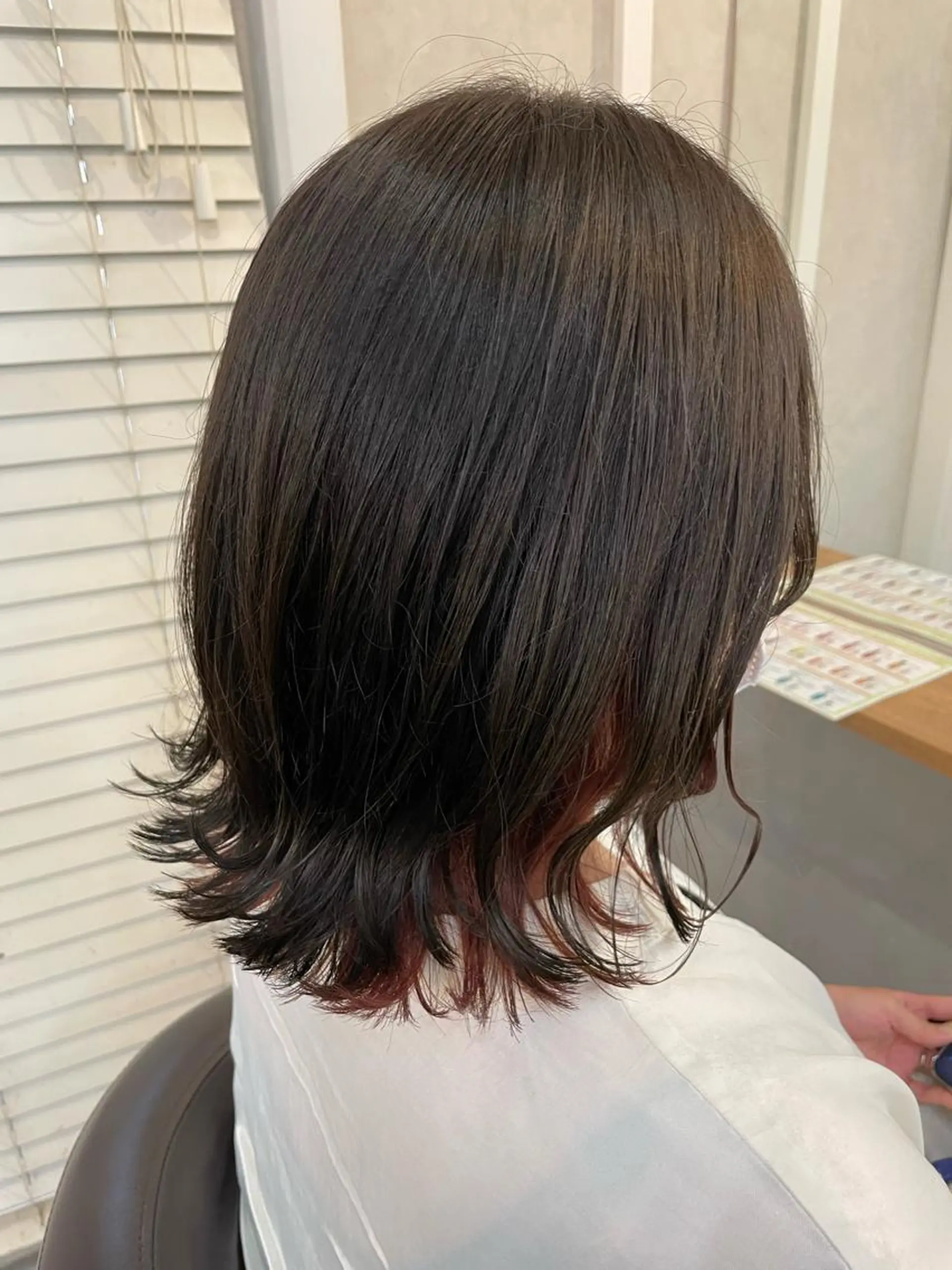 ミディアム カラー ヘアアレンジ カット ヘアカラー トレンド透明感カラー 大貫 昂涼 🐹のヘアスタイル