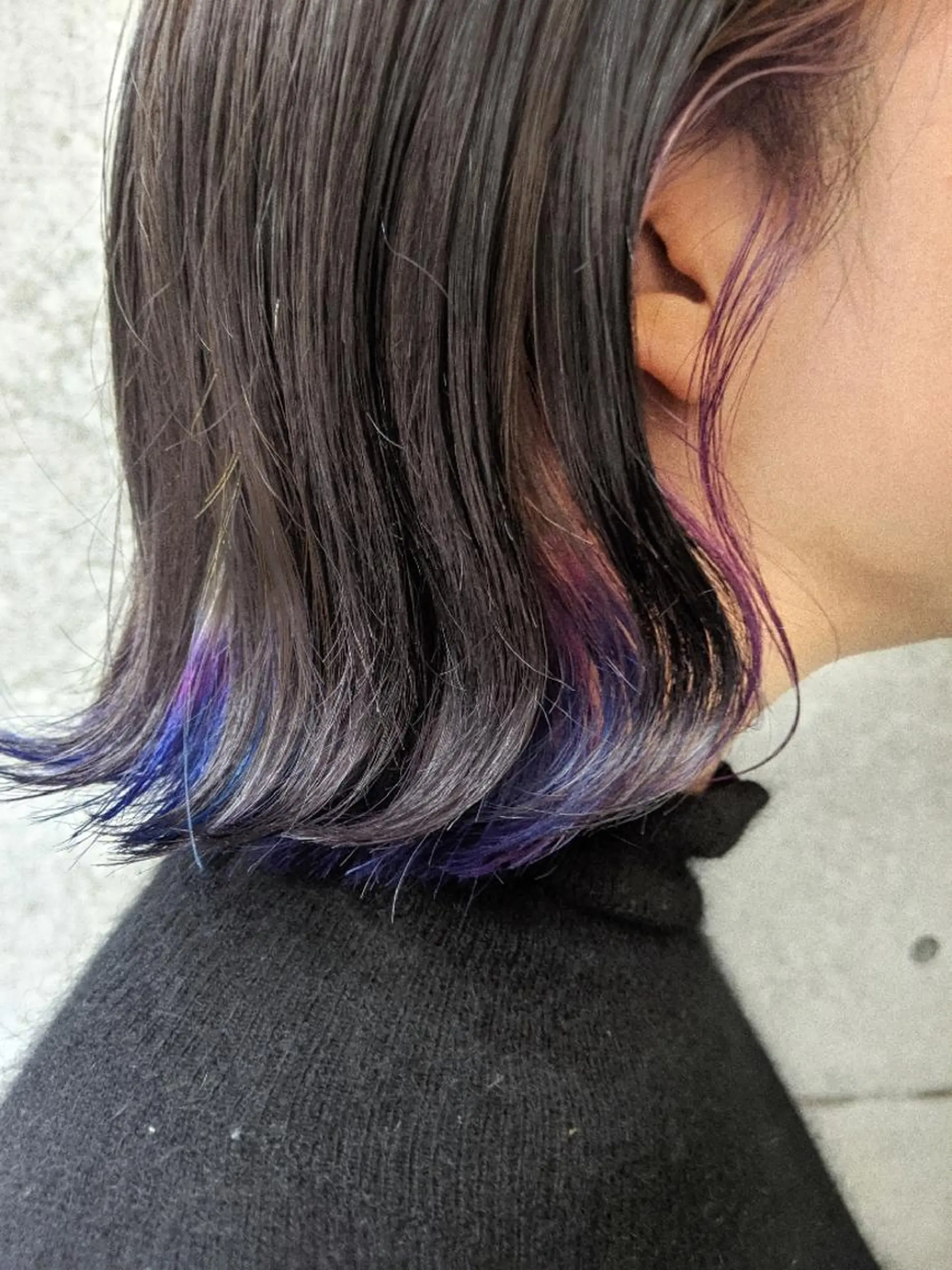 ミディアム ヘアアレンジ カラー インナーカラー 南堀江 möwen ( メーヴェ )所属・mowen RUIのヘアスタイル