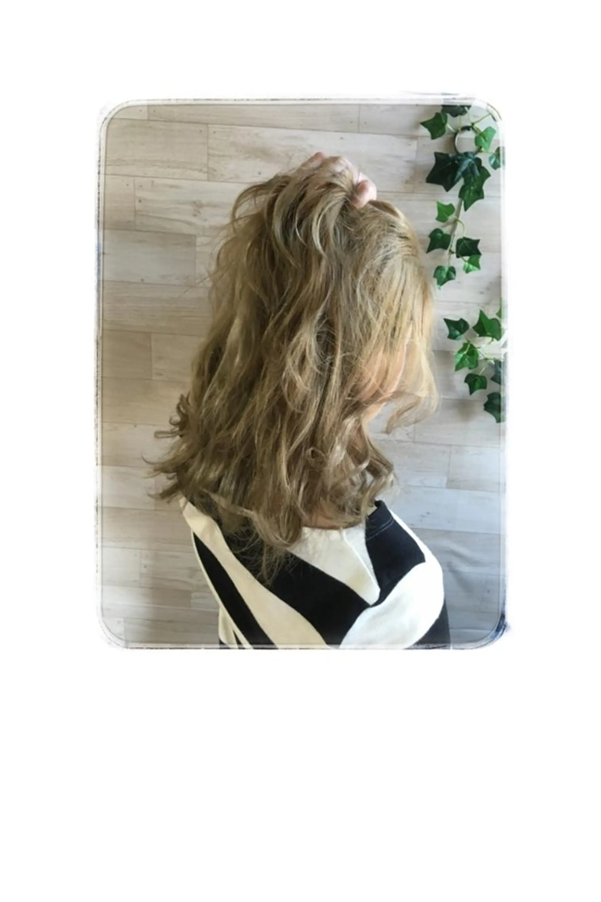セミロング 水元 聖流のヘアスタイル