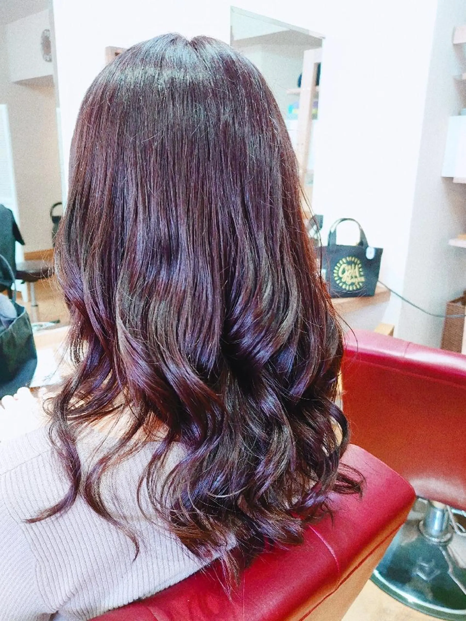 ロング カラー ピンクカラー ヘアカラー トリートメント ✔️【Fan.】 ☆工藤寿也のヘアスタイル