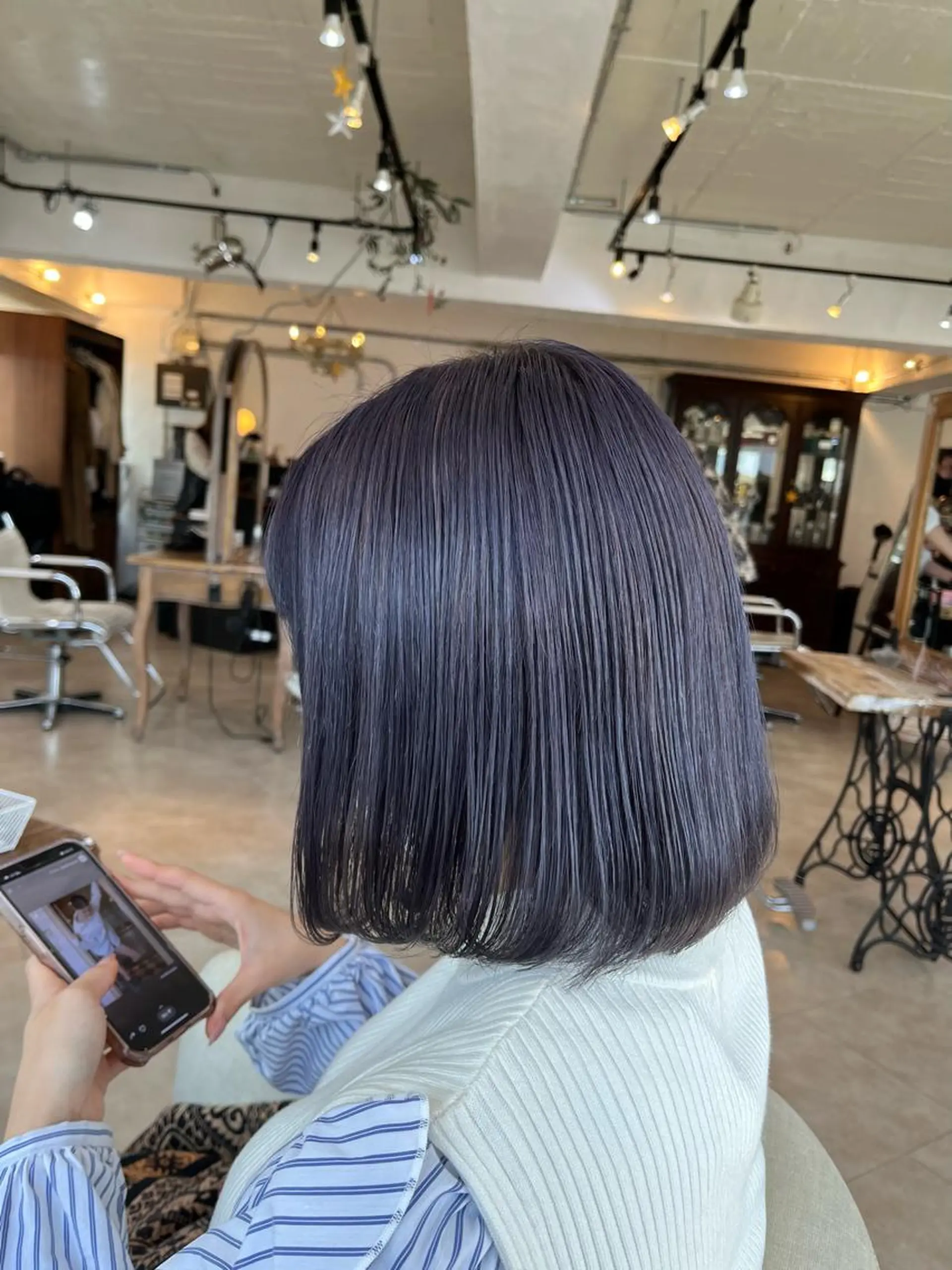 ミディアム カラー 💛ハイトーン💛 りむのヘアスタイル