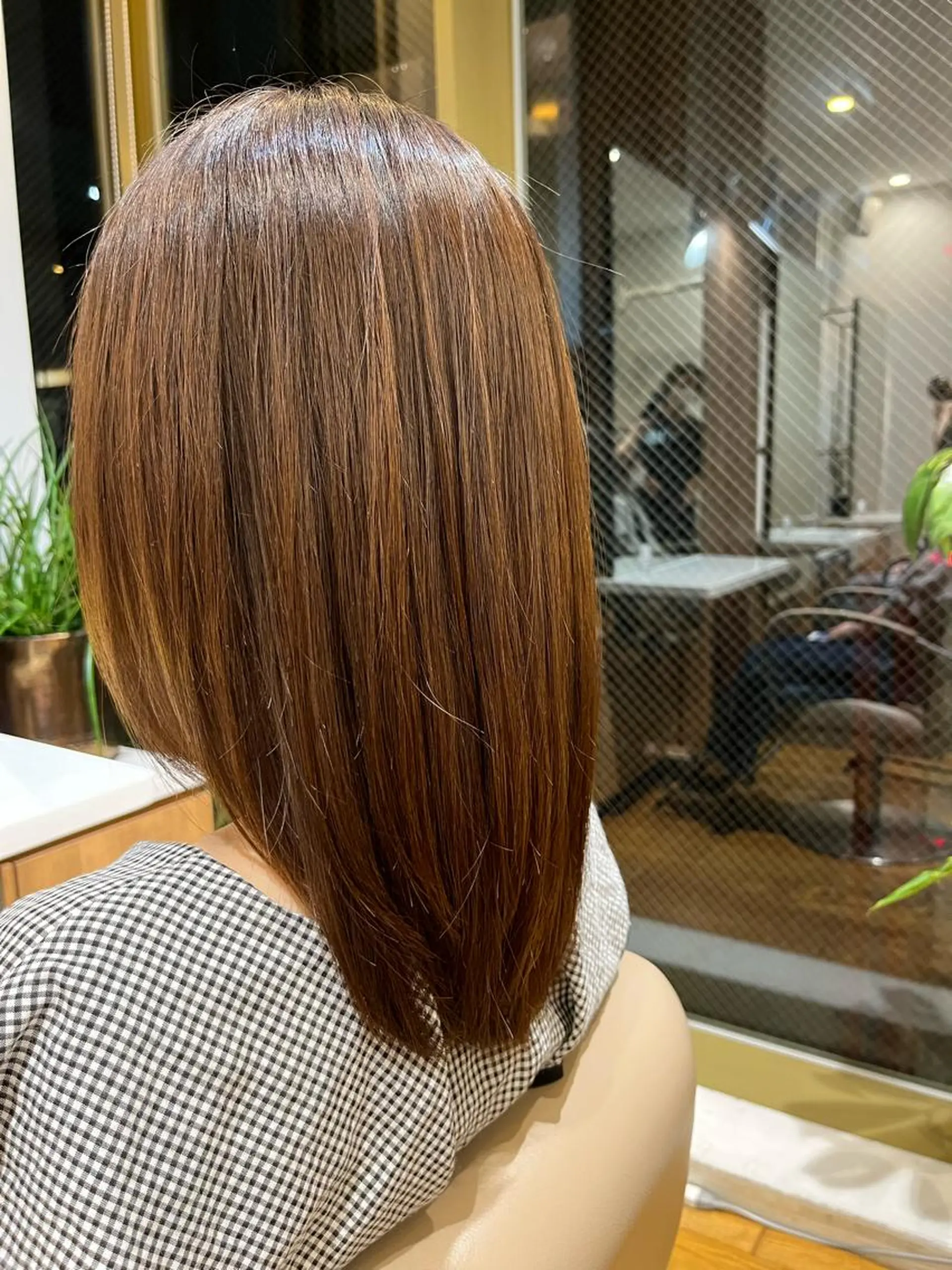 セミロング パーマ 門崎未依/レイヤー/ メンズカット🪿のヘアスタイル