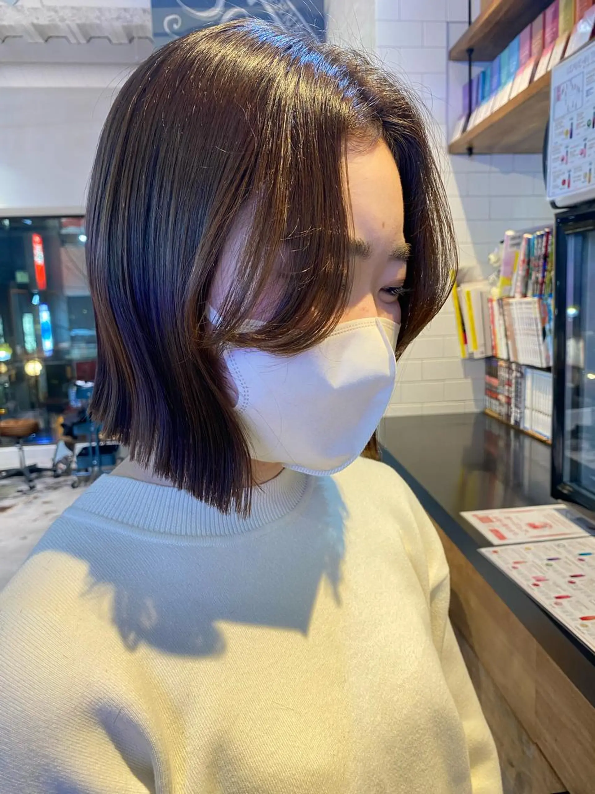 ショート ボブ 韓国風ヘア カット ヘアカラー トリートメント scene.池袋所属・scene. haraのヘアスタイル