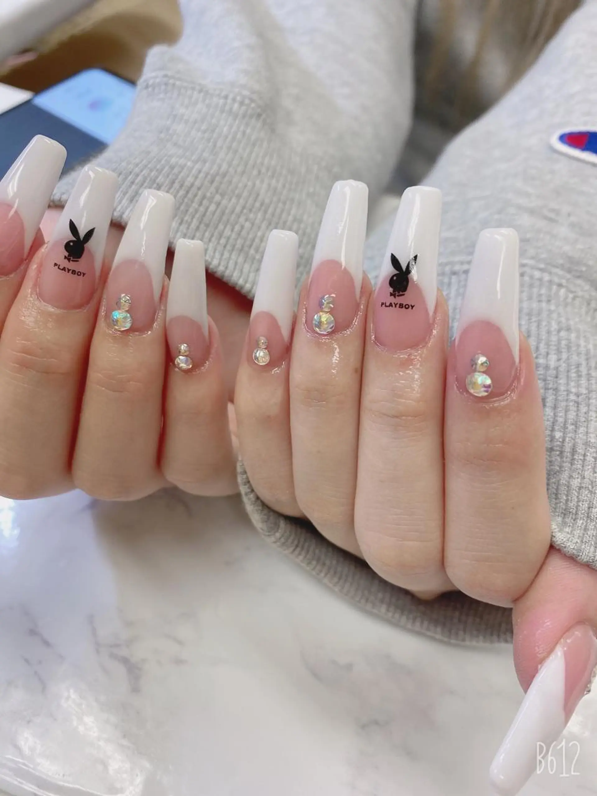 ロング ハンドネイル JNA認定講師🌸 RIEのネイルデザイン