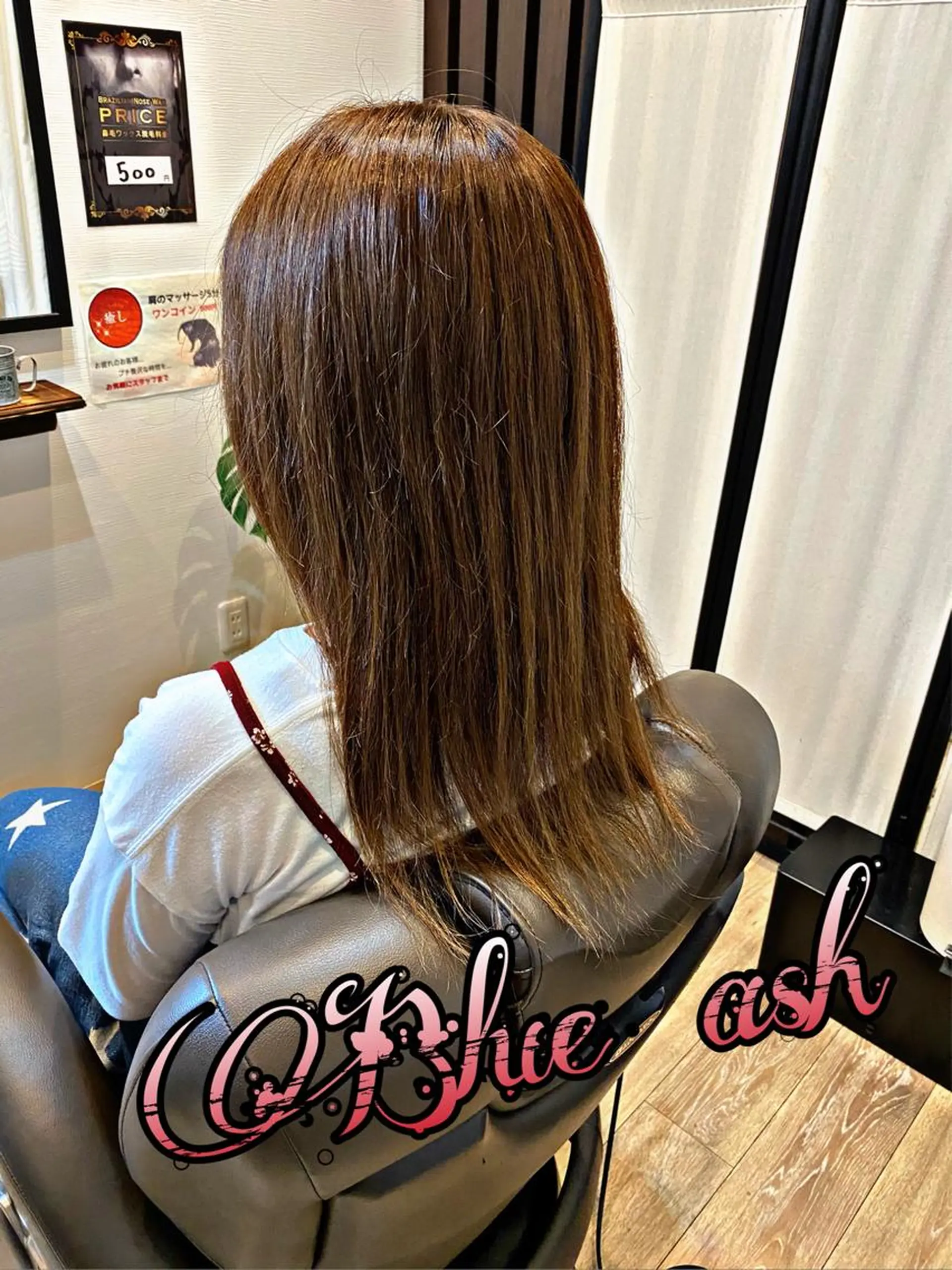 カラー RIRŪA所属・プルシールエクステ ちゃきのヘアスタイル